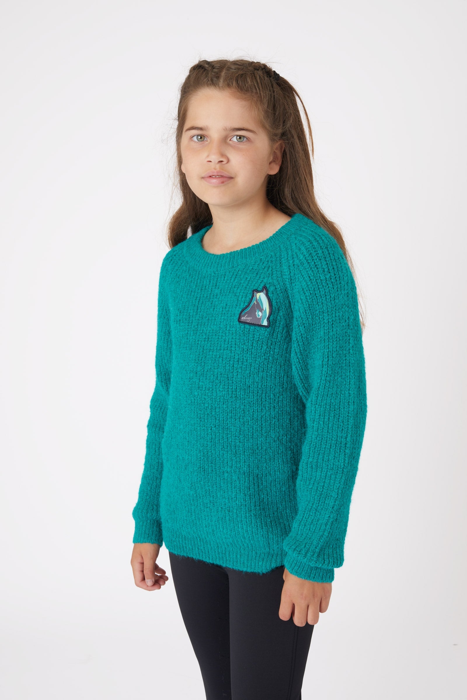 Horze Dorina Kids' Knitted Sweater Kids Apparel