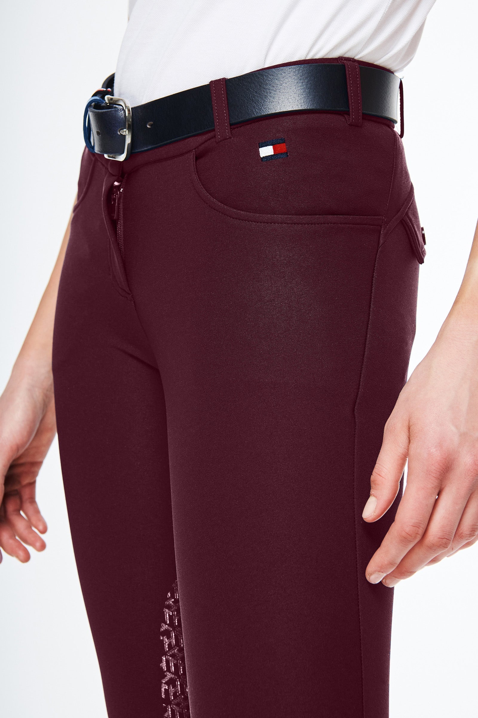Tommy Hilfiger Equestrian Classic Style Kneegrip Breeches for Women Womens Breeches