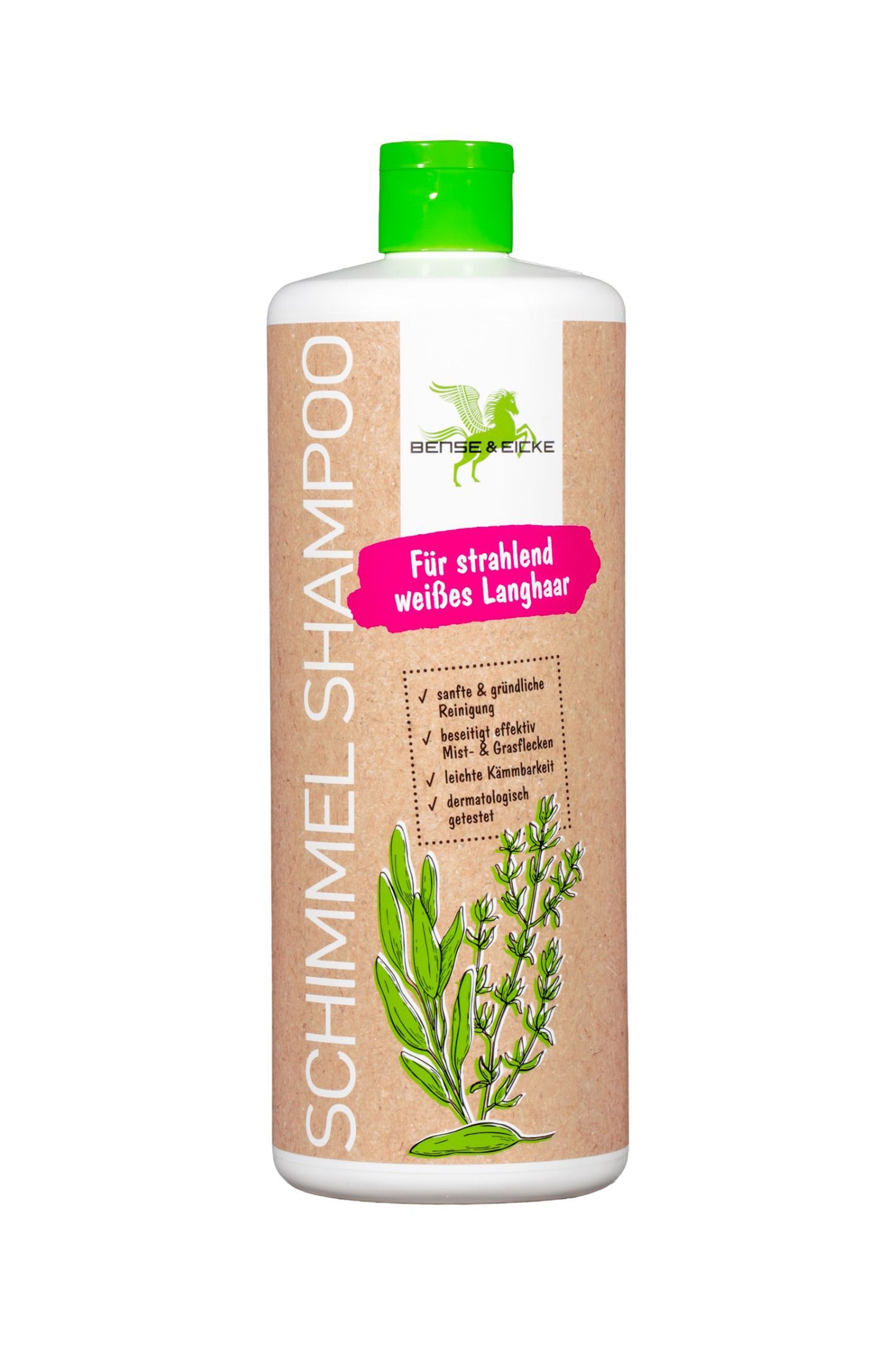 Bense & Eicke Valkoisten Hevosten Shampoo, 1000 ml Hoito