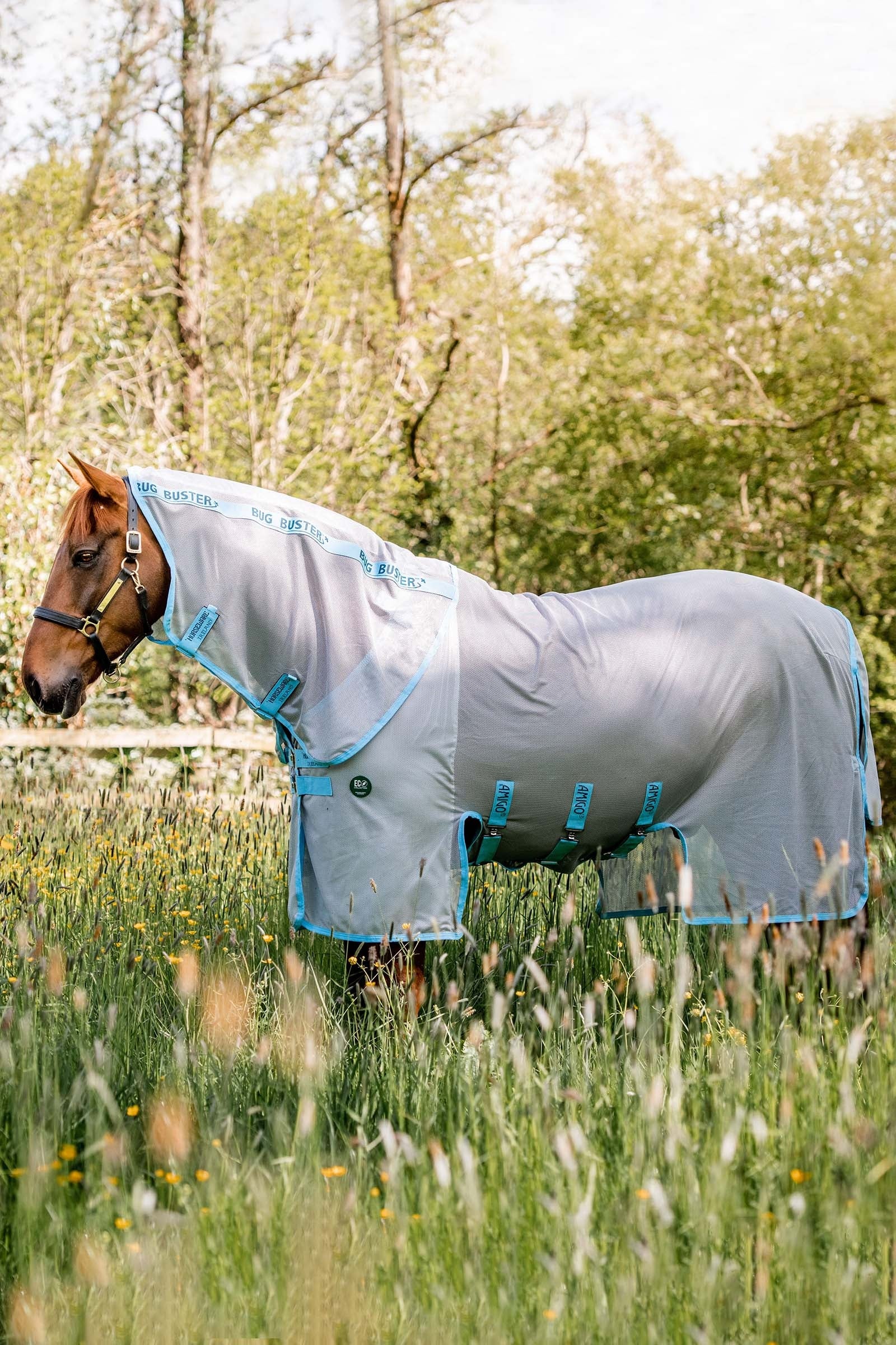Horseware Amigo AmEco Bug Buster Fly Rug With Detachable Neck Horse Rugs
