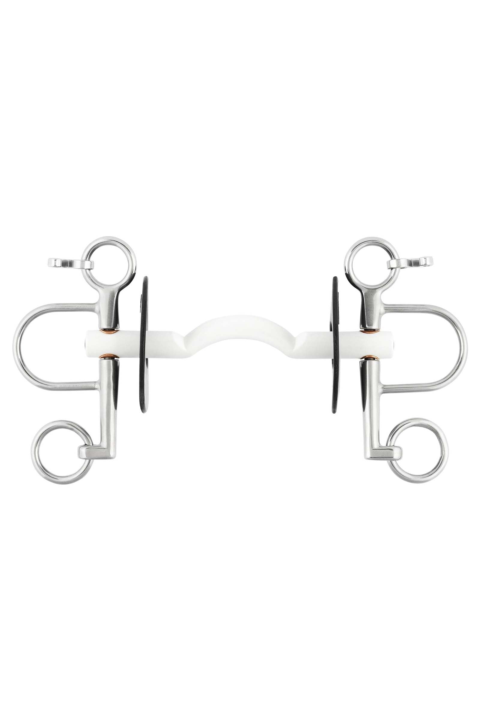 Sprenger Nathe Pelham Soft kuolain suoralla suuosalla ja kielentilalla, 15 mm, 5,5 cm varret Kuolaimet