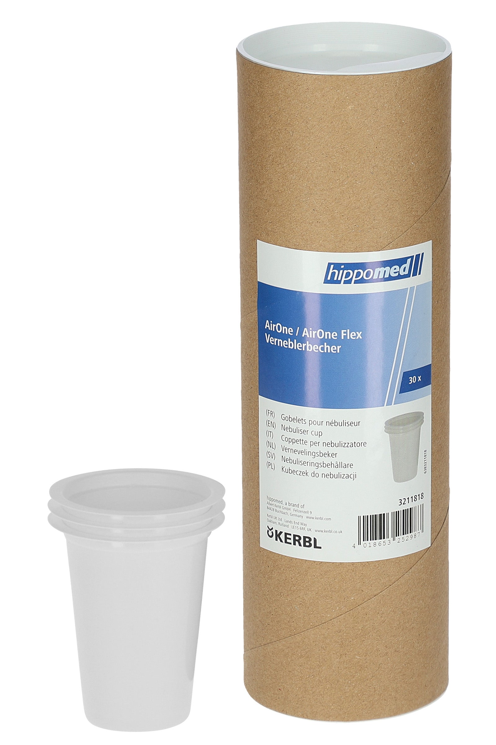 Hippomed höyryhengityskupit AirOne/AirOne Flex inhalaattoreihin, 30 kpl. Hoito