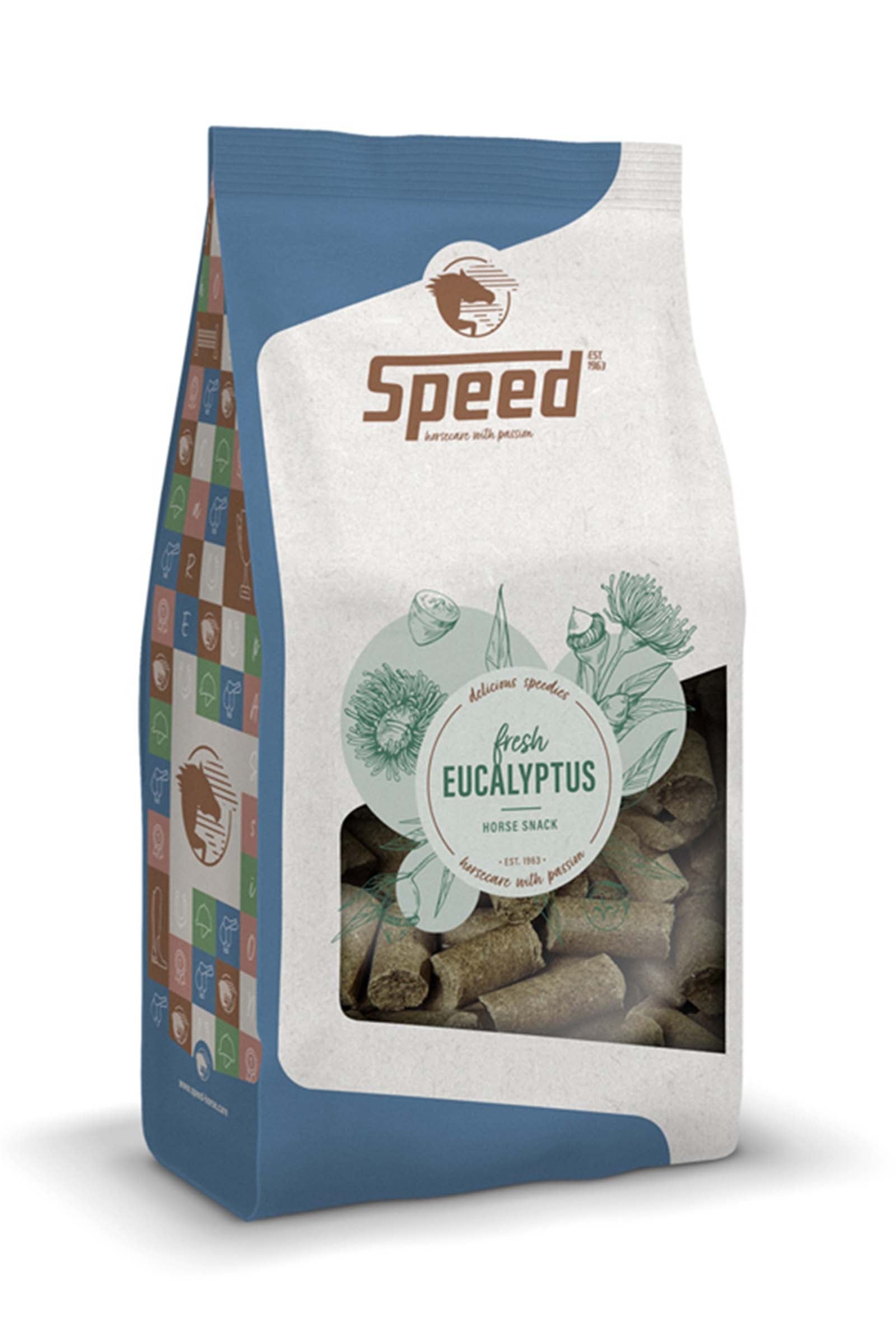 Speed Eucalyptus Delicious Speedies, makupalat, 1 kg Horse Feed & Nutrition