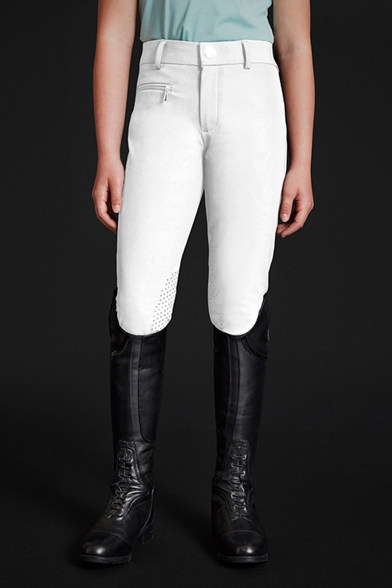 Mountain Horse Crown lasten ratsastushousut polvipaikoilla Lasten ratsastusvaatteet