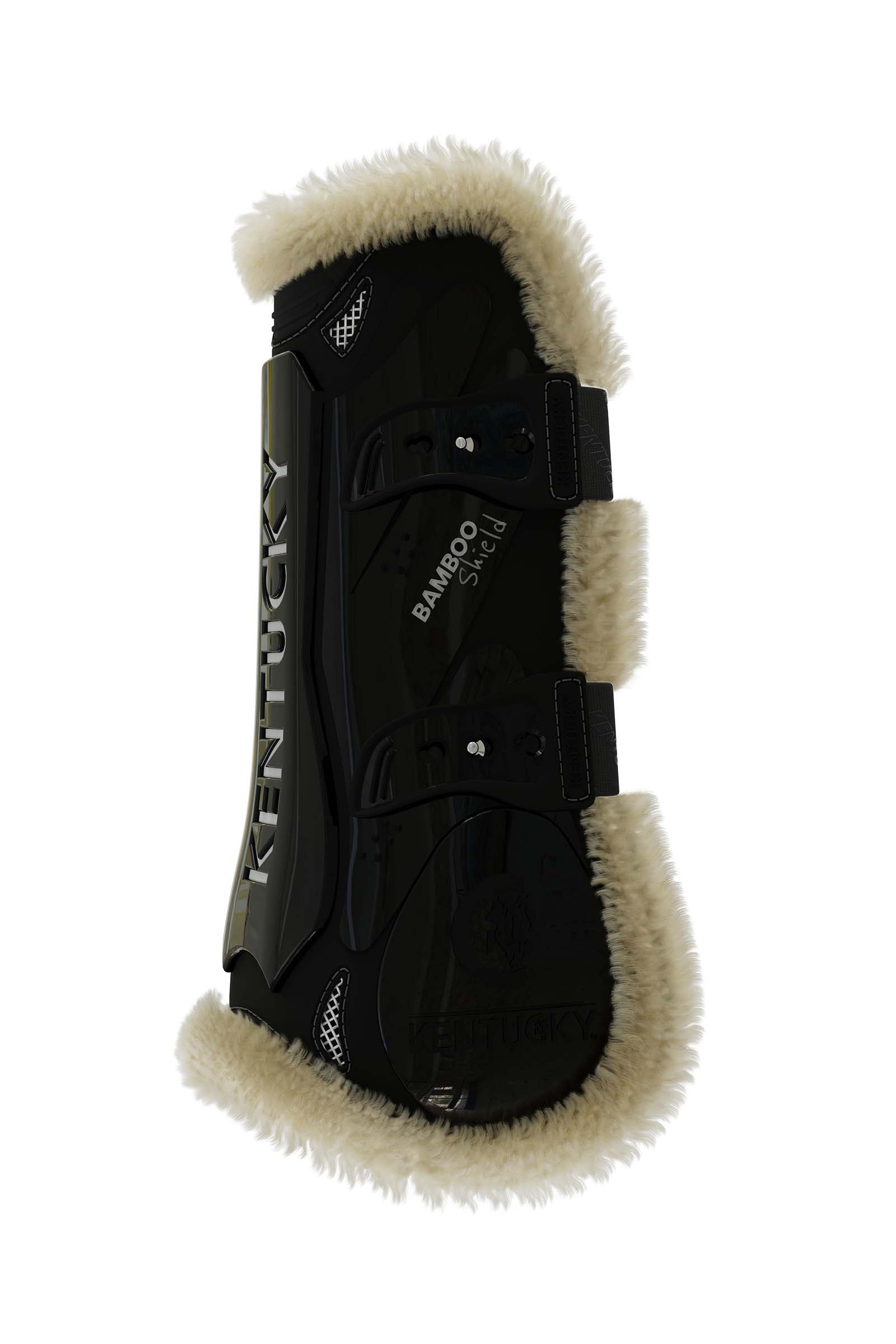 Kentucky Horsewear Vegan Sheepskin Bamboo Elastic Tendon Boots Leg Protection & Hoof Protection for Horses