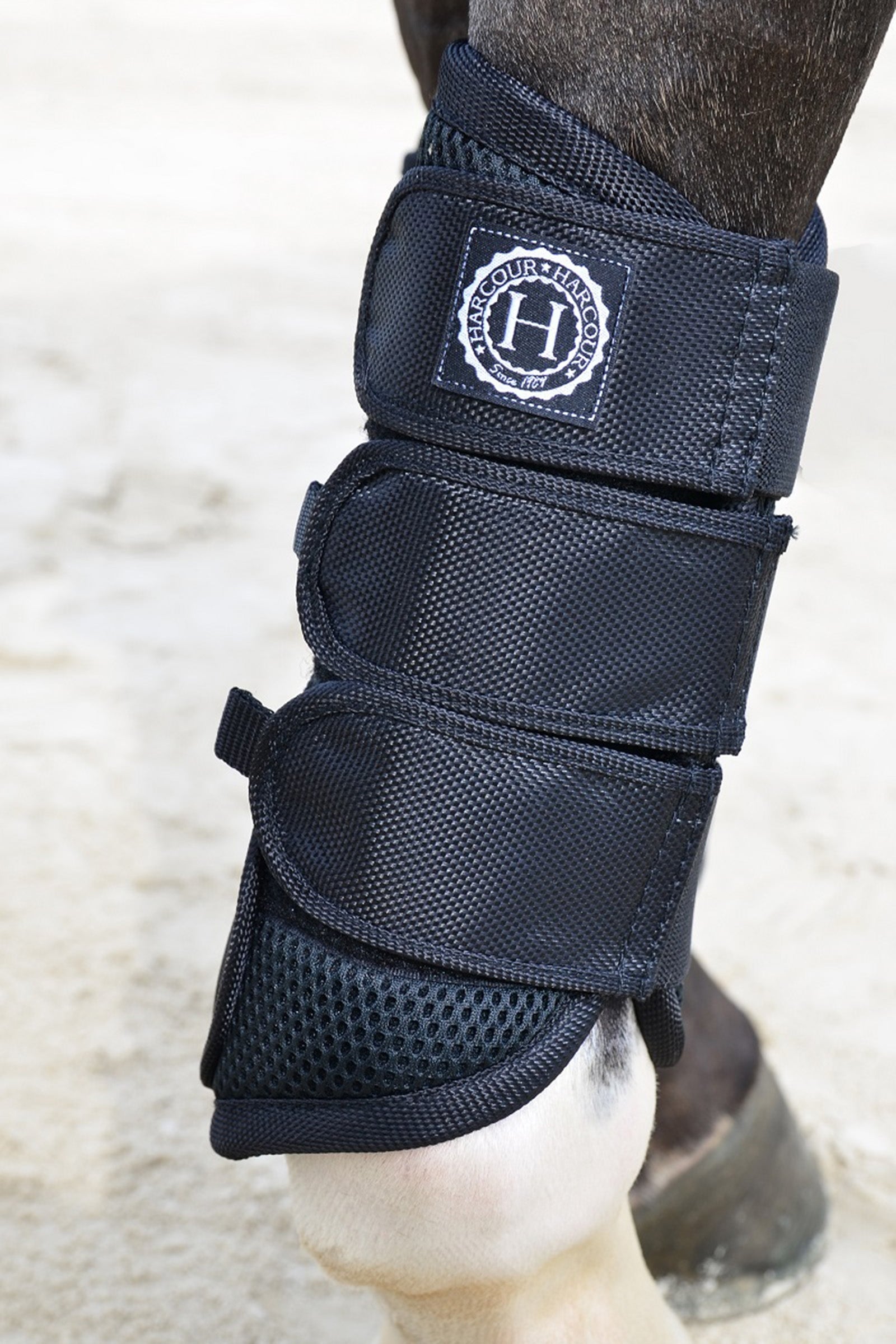 Harcour Cosmic Mesh Tendon Boots Leg Protection & Hoof Protection for Horses