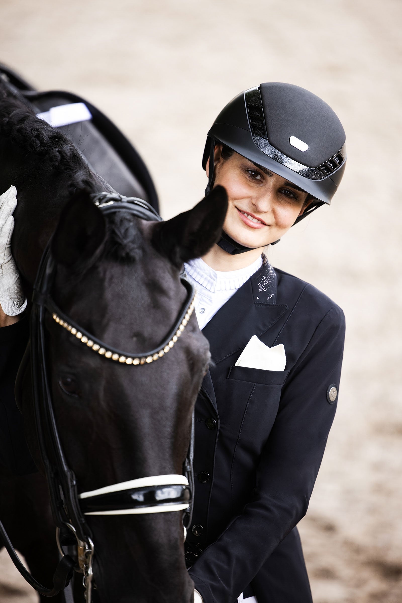 Abus Pikeur AirLuxe Supreme Riding Helmet Safety Equipment