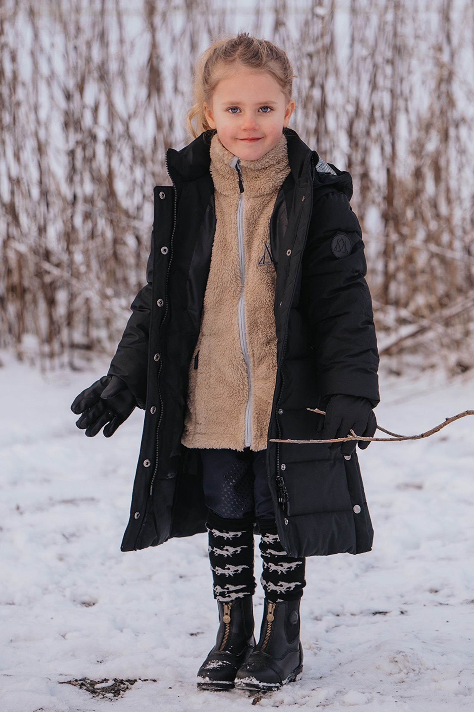 Mountain Horse Fuzzy Kids' Fleece Jacket Lasten ratsastusvaatteet