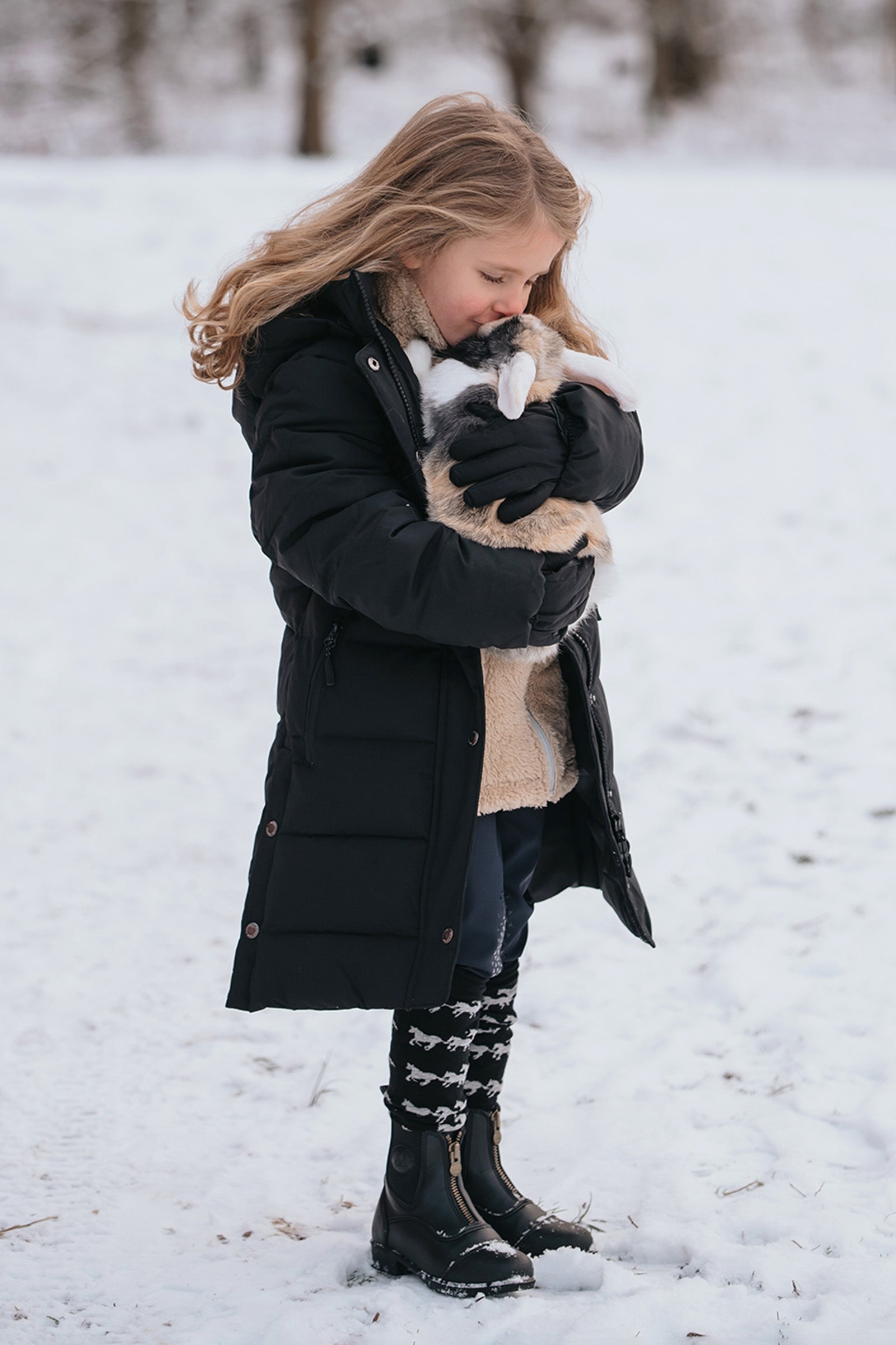 Mountain Horse Irma lasten pitkä topattu takki Lasten ratsastusvaatteet