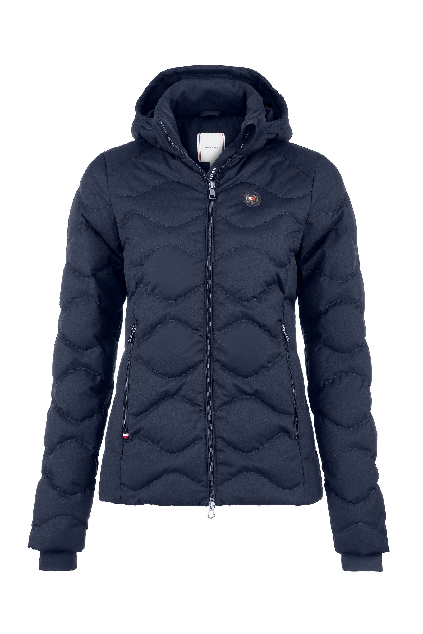 Tommy Hilfiger Equestrian naisten keskipainoinen Re-Down-takki Naisten ratsastusvaatteet