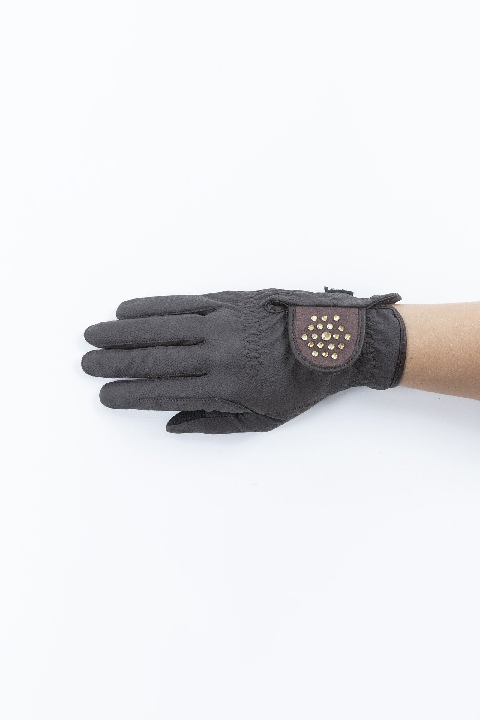 RSL Ascona Riding Gloves with Glitter Stones Ratsastushanskat