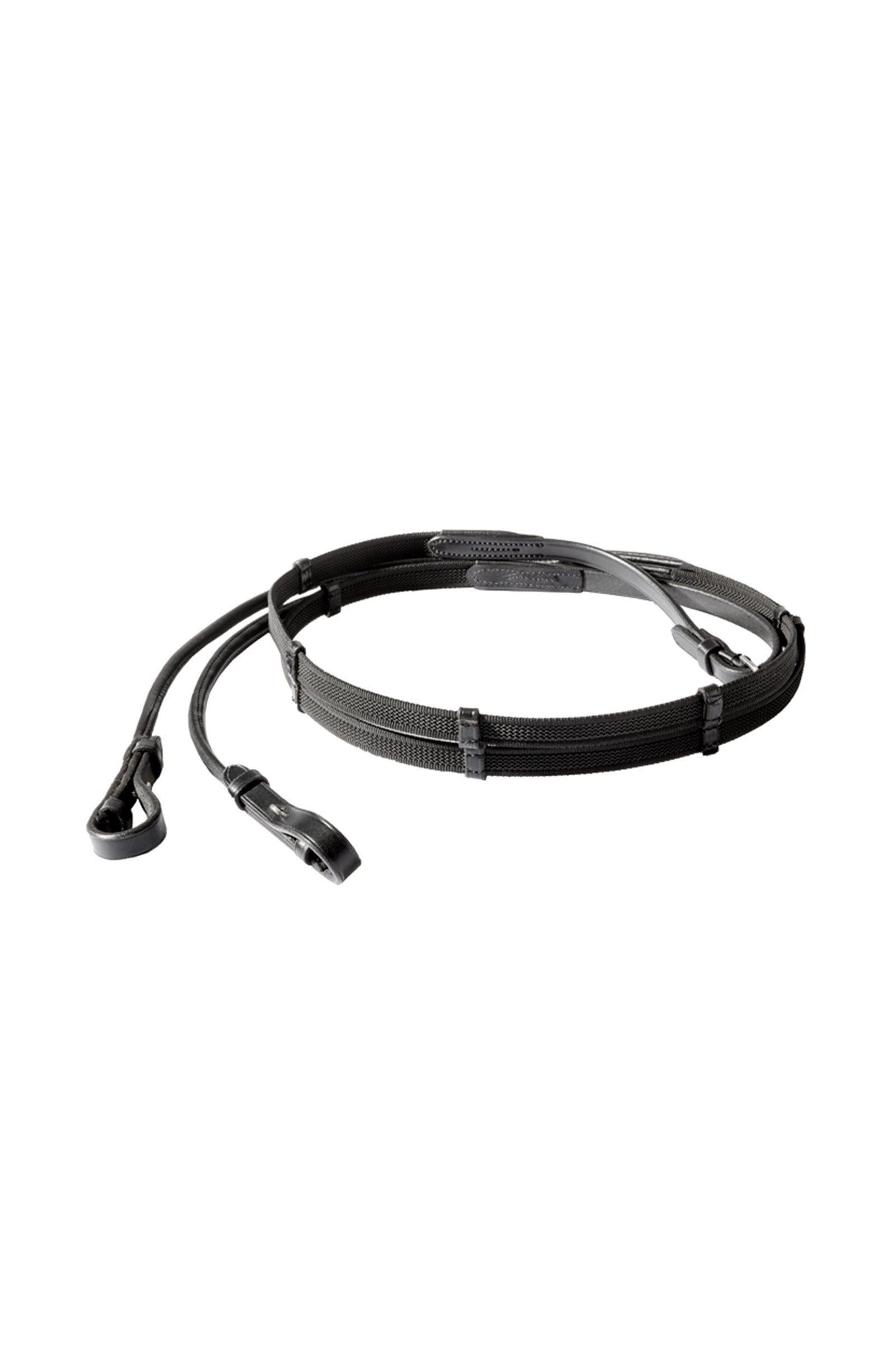 Kavalkade Round Stitched Rubberised Reins Suitset & Ohjat