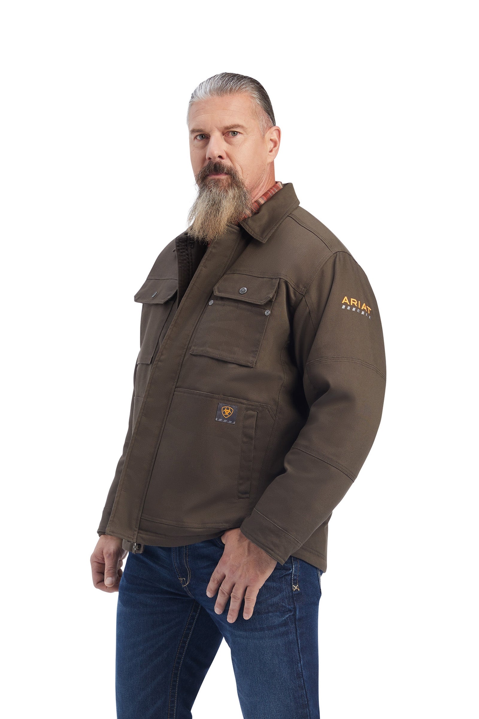 Ariat Rebar DuraCanvas Sherpa-Lined Miesten takki Miesten ratsastusvaatteet