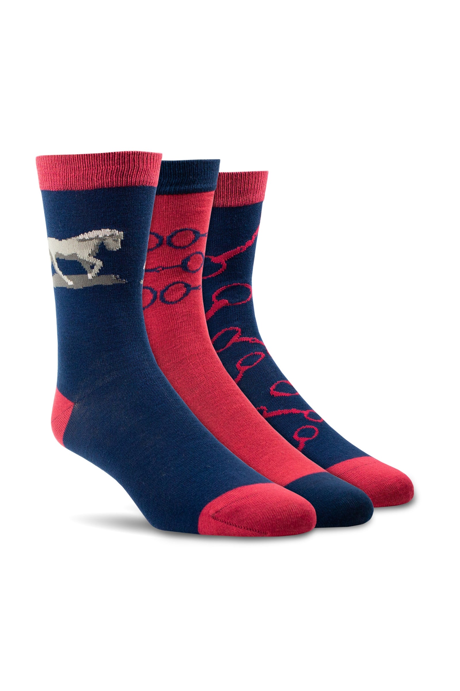 Ariat Naisten Charm Crew -sukat (3 kpl setti) Sukat