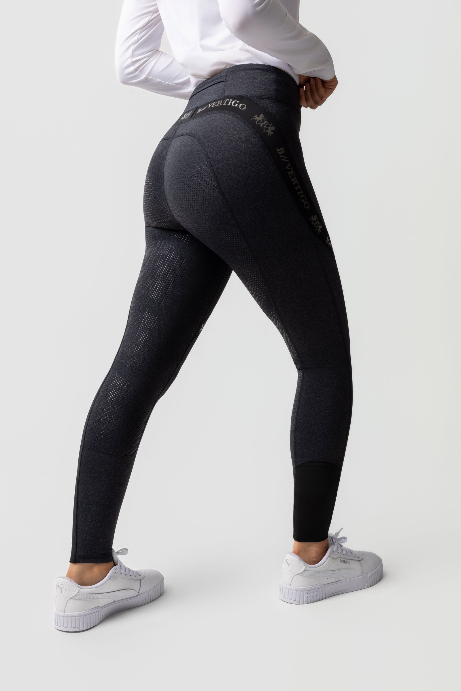 B Vertigo Jenny Women's Silicone Full Seat Riding Tights Womens Breeches