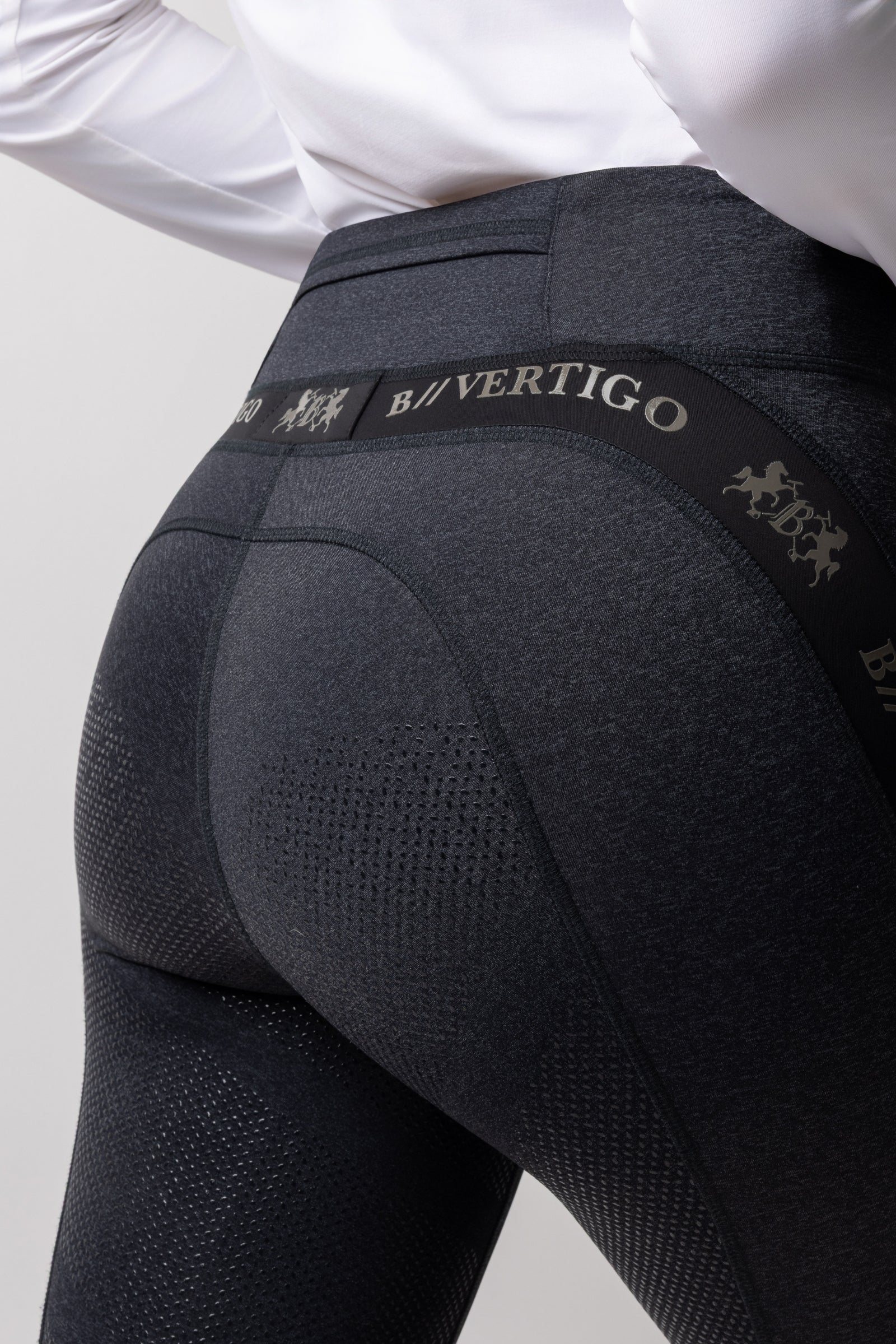 B Vertigo Jenny Women's Silicone Full Seat Riding Tights UPF 40+ Womens Breeches