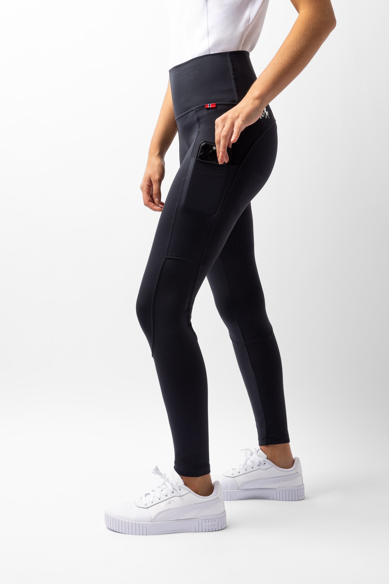 B Vertigo Lara Women's High Waist Full Seat Tights Womens Breeches