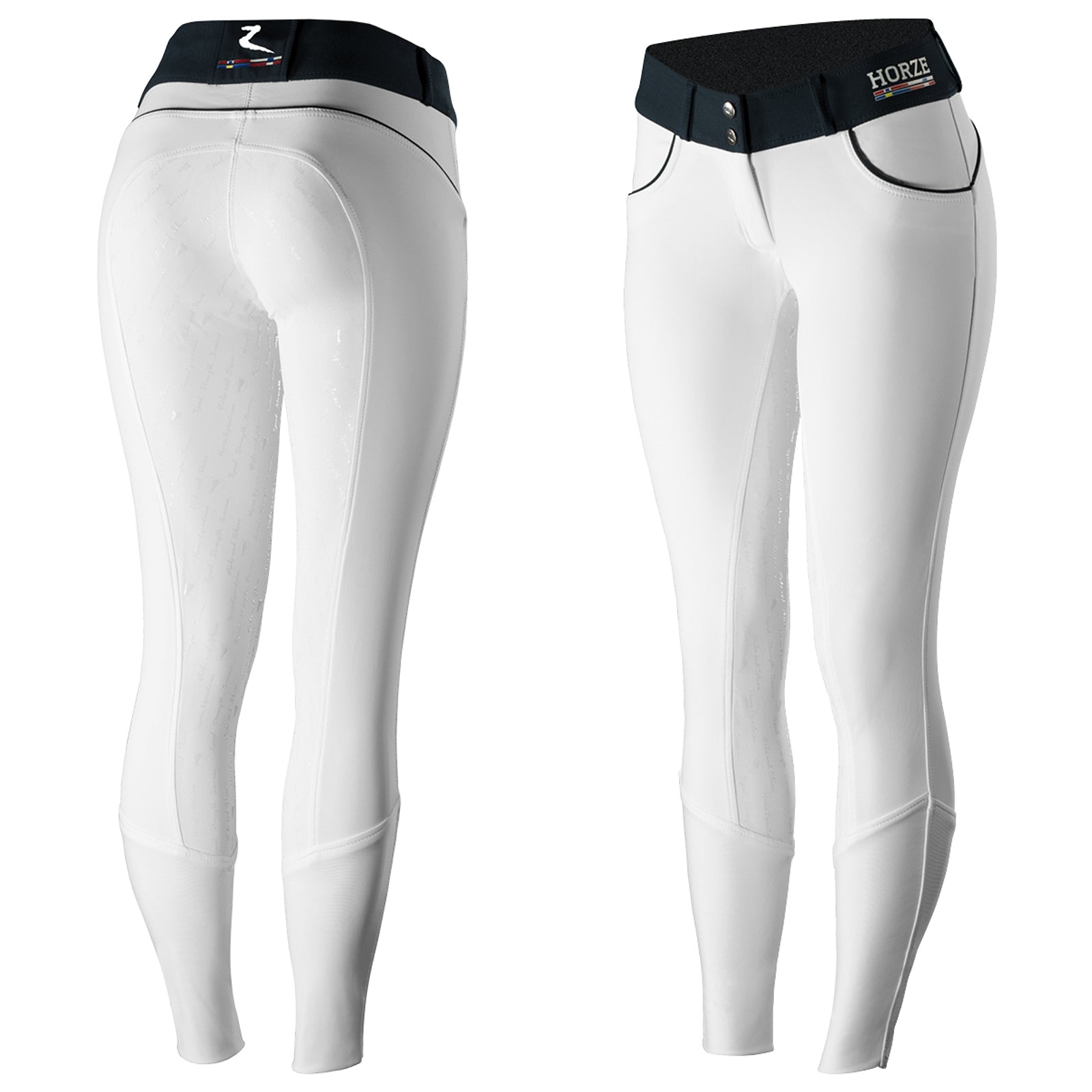 Horze Nordic Performance naisten ratsastushousut silikonisella kokopaikalla Womens Breeches