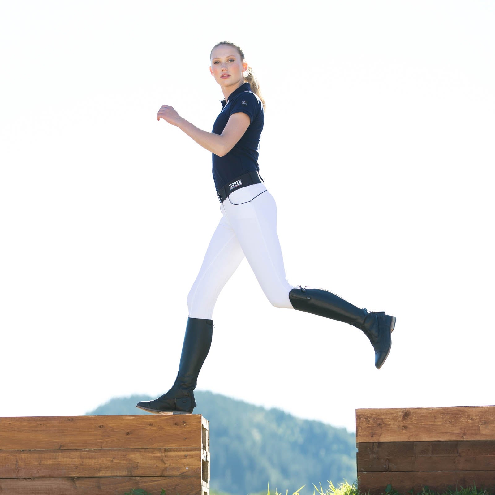 Horze Nordic Performance Women's Silicone Full Seat Breeches UPF 50+ Womens Breeches