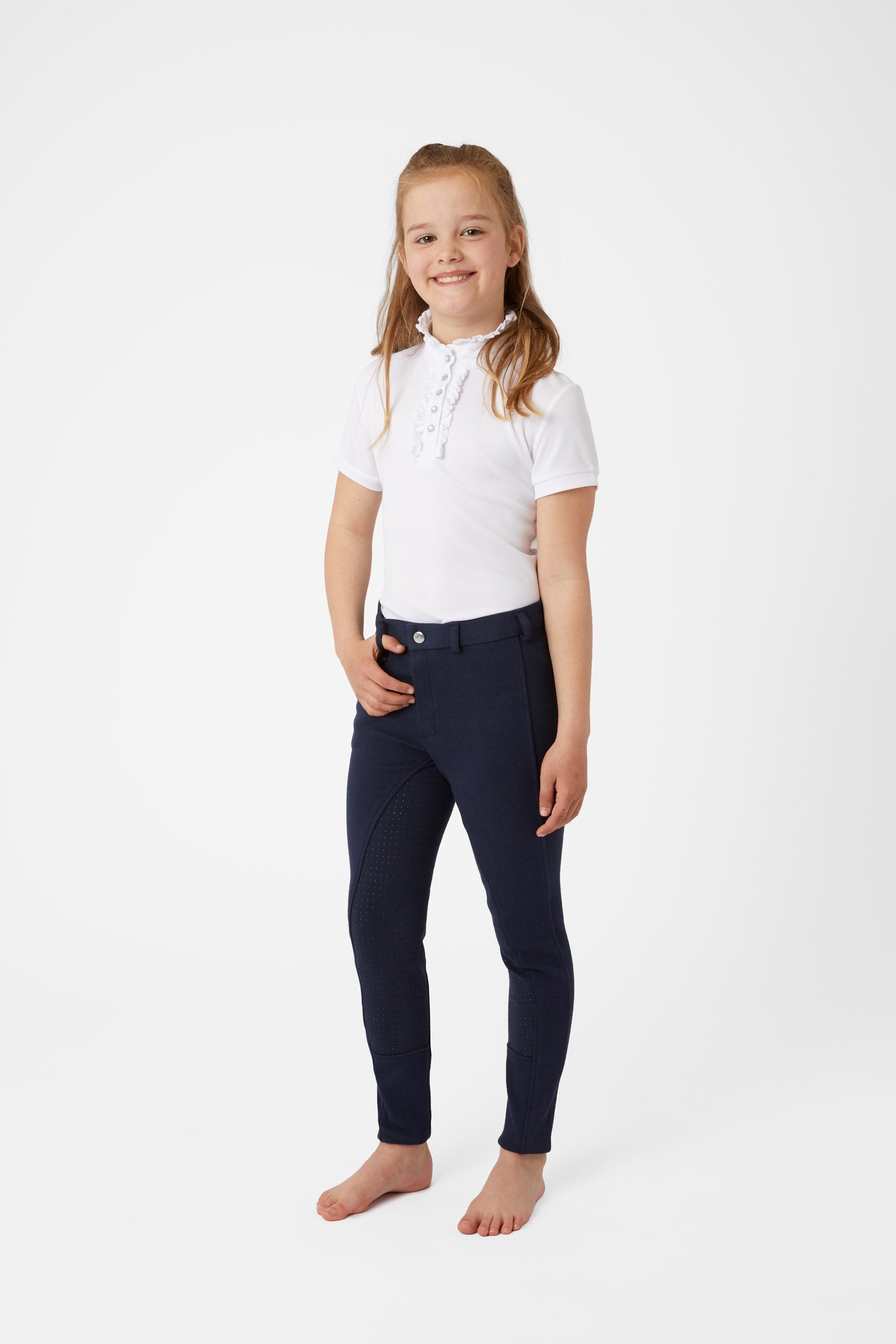 Horze Kids Active Silicone Grip Full Seat Breeches Kids Apparel
