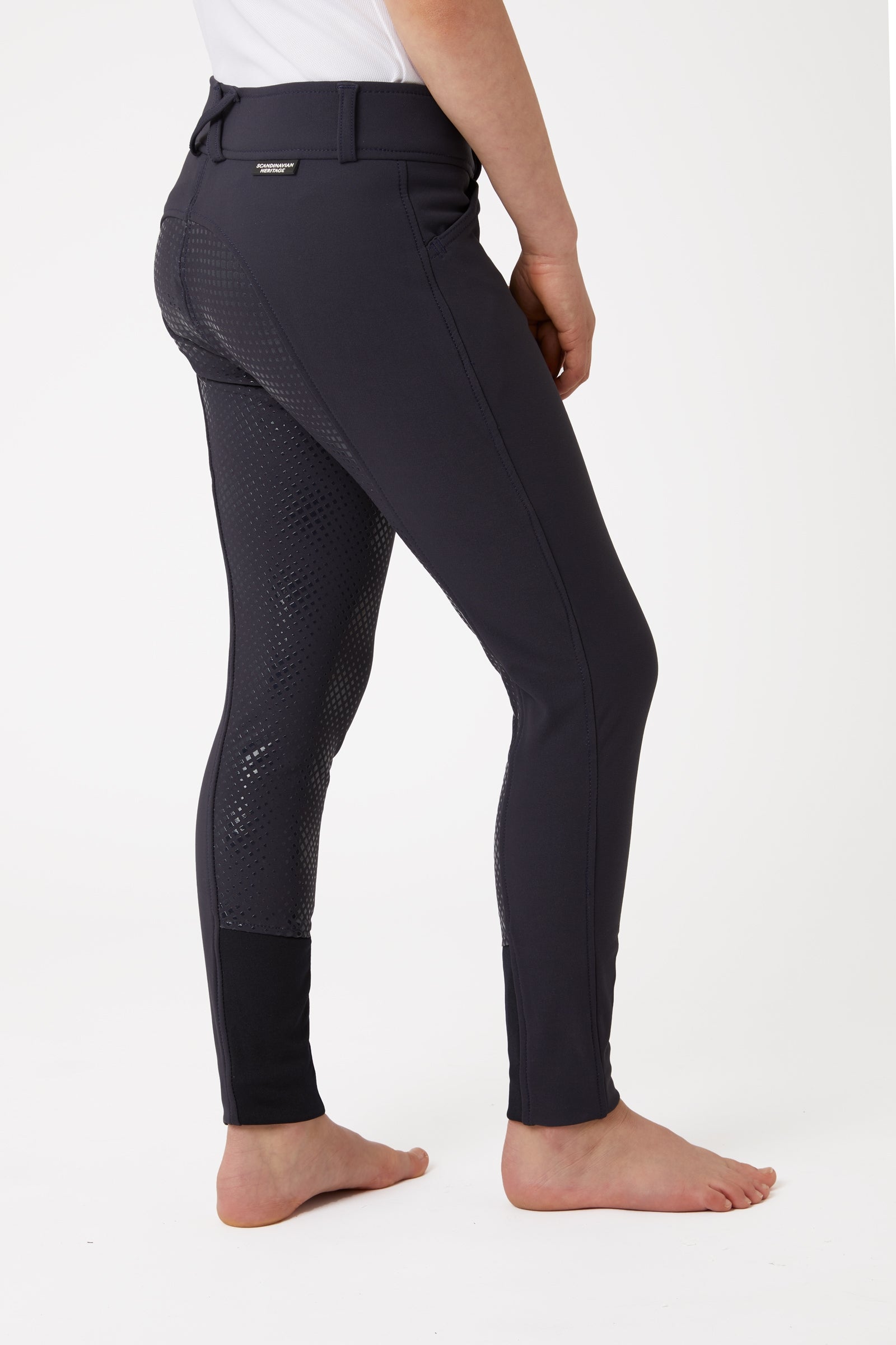 Horze Grand Prix Kids Silicone FS Breeches UPF 50+ Kids Apparel