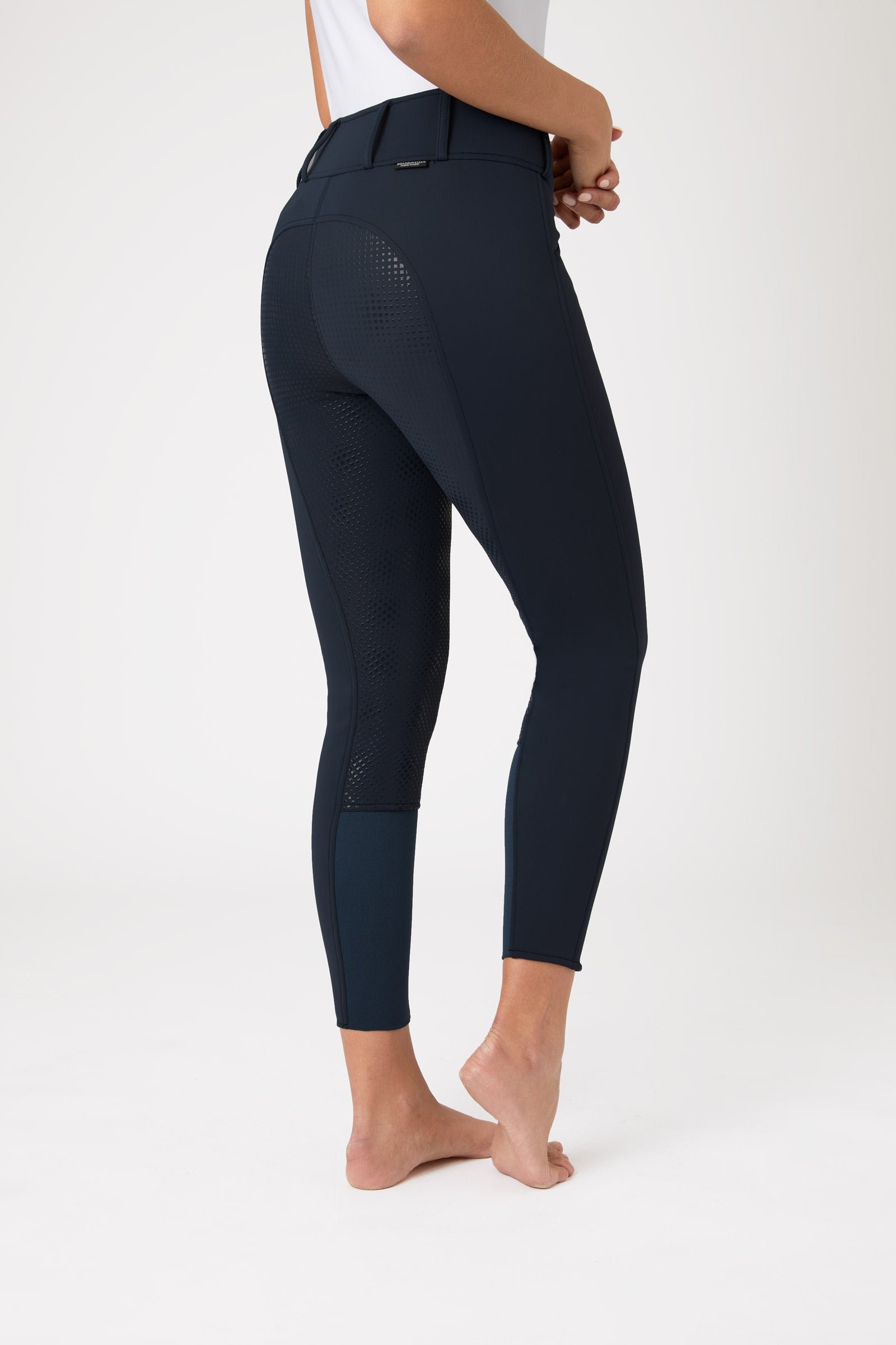 Horze Grand Prix Thermo Softshell -naisten silikonipainatetut kokopaikkaiset ratsastushousut Womens Breeches
