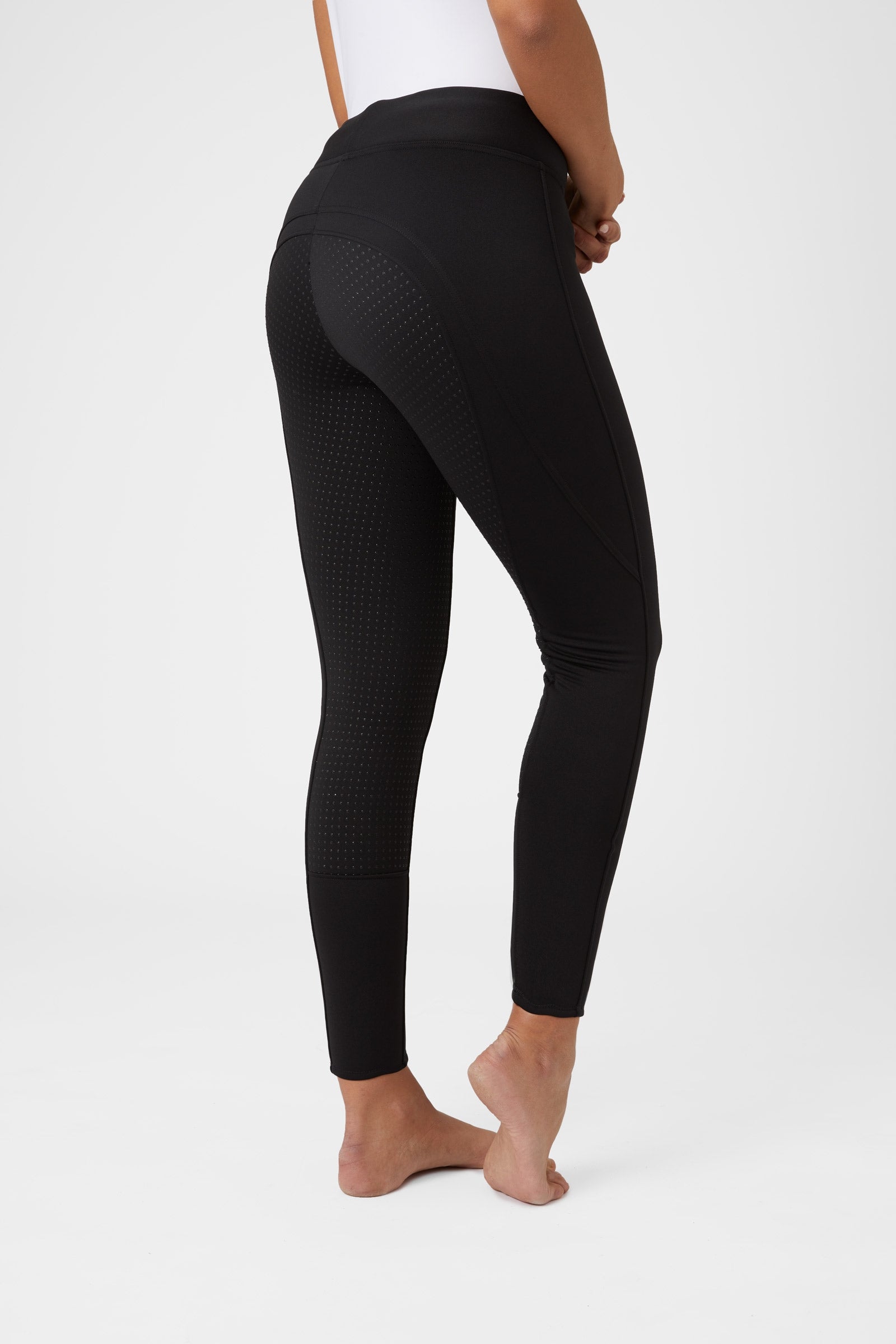 Horze Active -naisten kokopaikkaiset talviratsastuslegginsit silikonipainatuksilla Womens Breeches