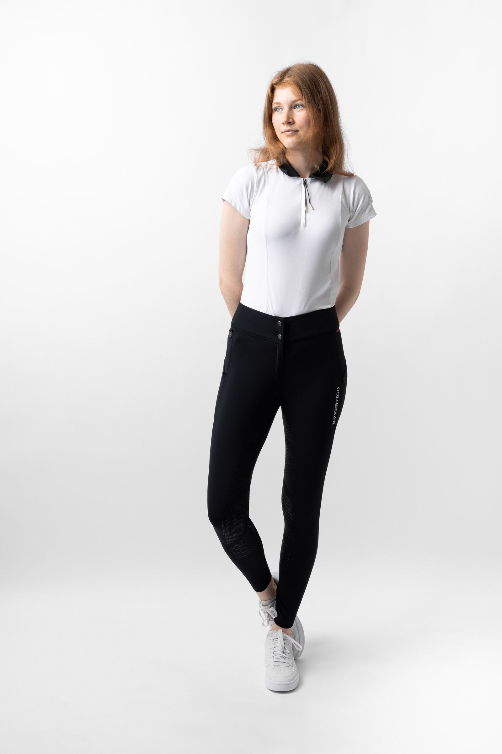 B Vertigo Justine Thermo Silicone Full Seat Breeches for Women Womens Breeches