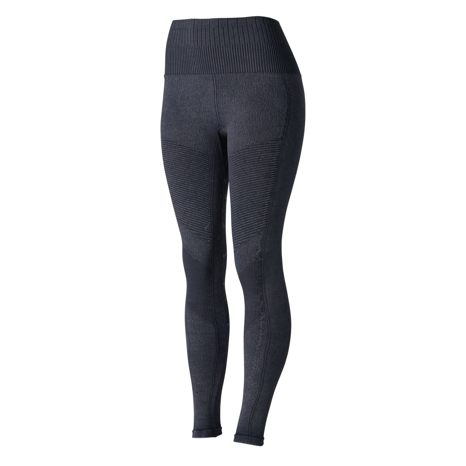 Horze Vanessa Women's Seamless Denim-Look Silicone Full Seat Tights Womens Breeches