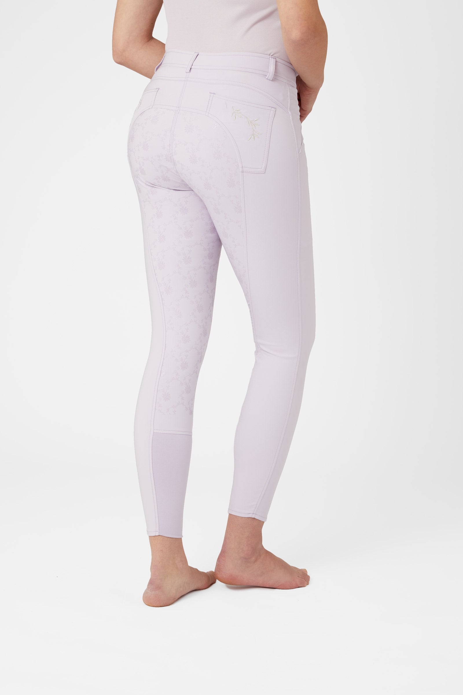 Horze Kaitlin naisten kokopaikkaiset ratsastushousut kukkapainatuksilla Womens Breeches