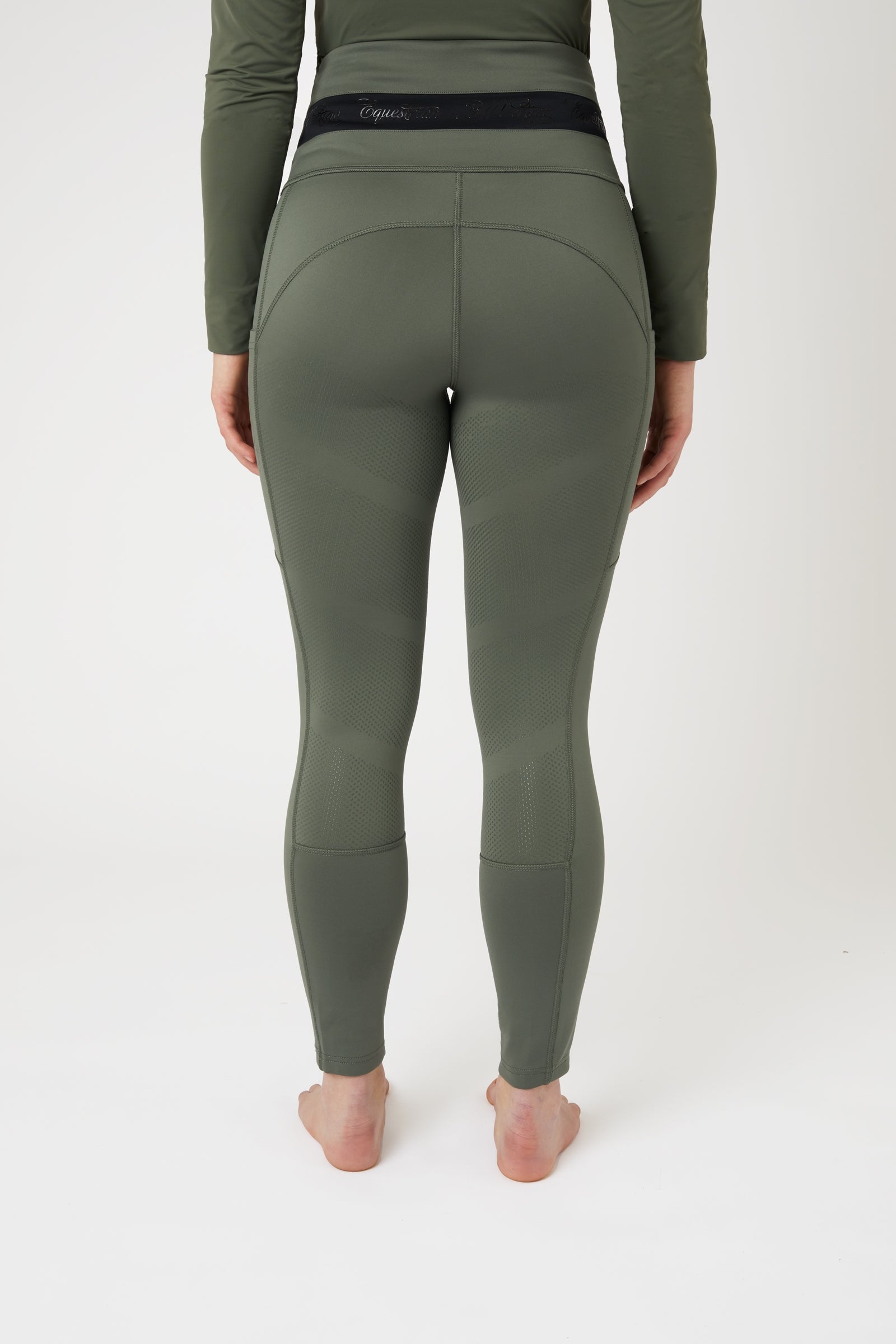 B Vertigo Caitlin Women's Full Seat Riding Tights with High Waist Womens Breeches
