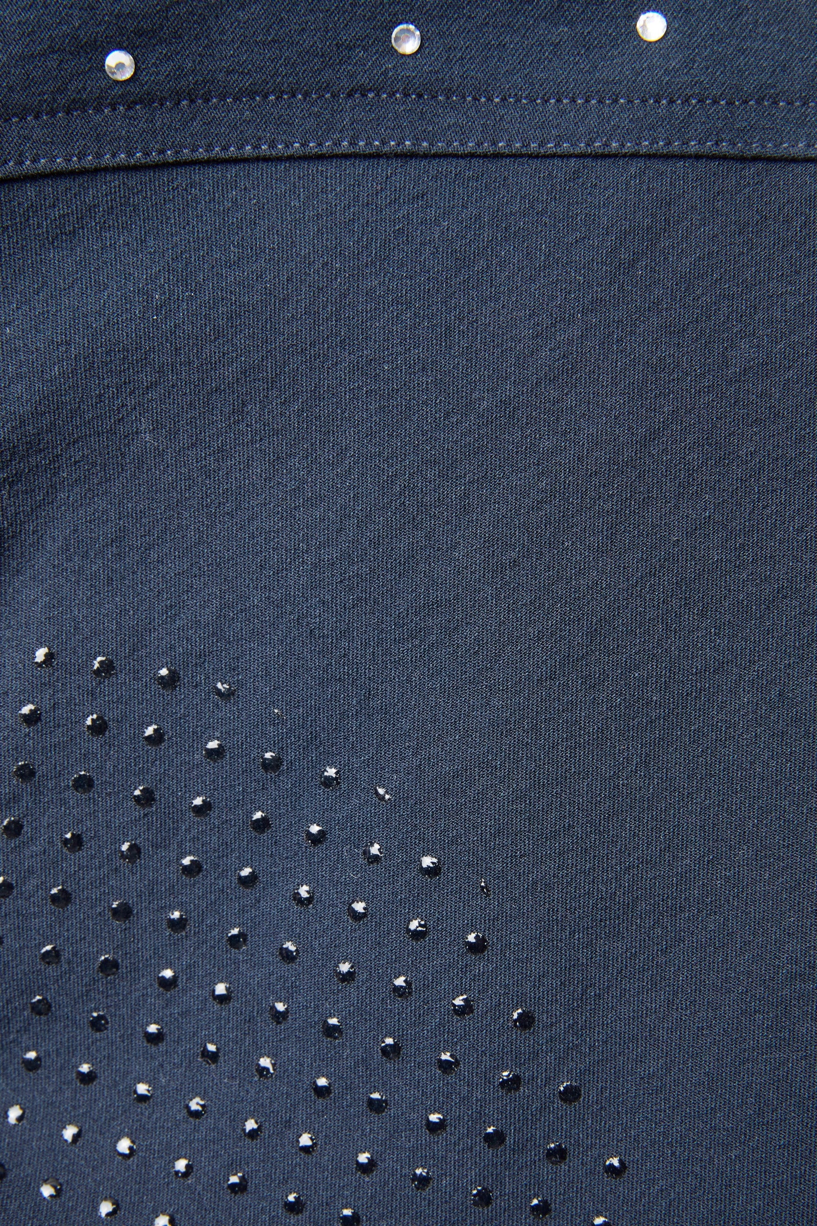 Horze Women's High Waist Full Grip Breeches with Crystals Womens Breeches