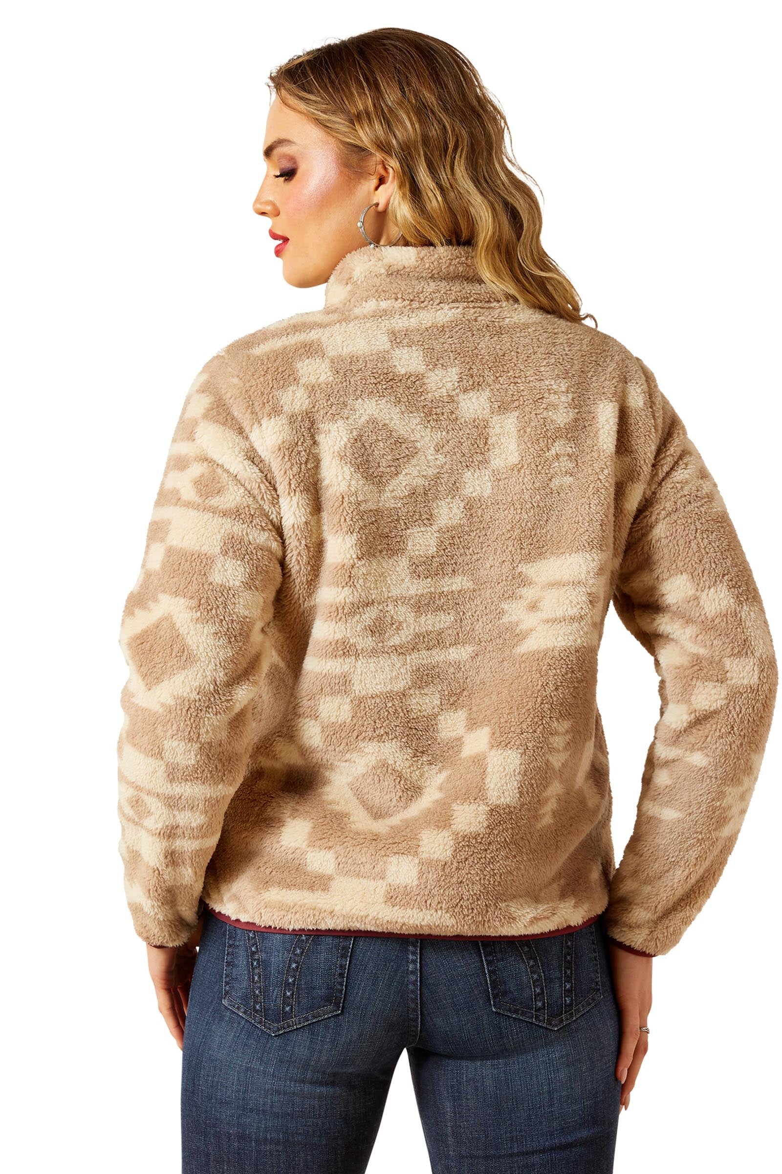 Ariat Berber Snap Women´s Sweater With 1/2 Placket Women’s Riding Clothing