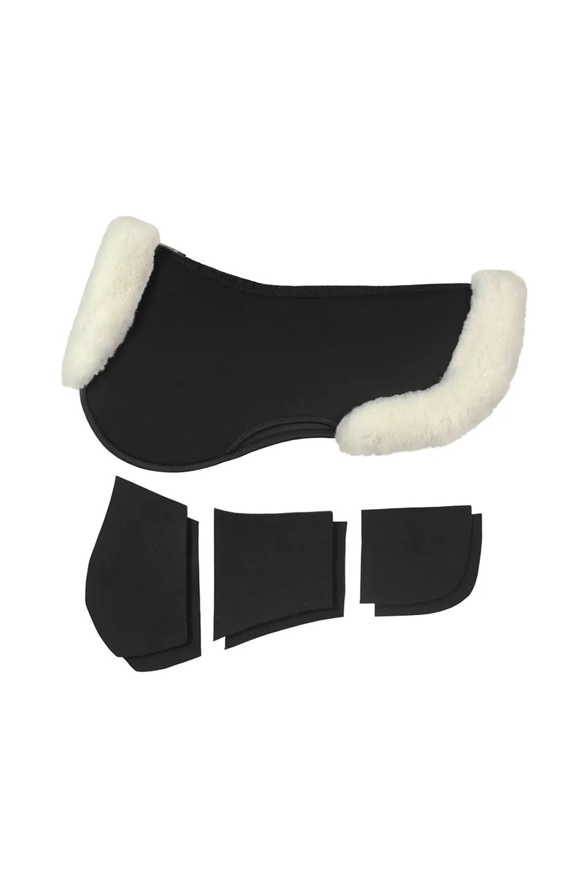 EquiFit UltraWool™ Thin ImpacTeq® Half Pad with Shims Saddle Pads