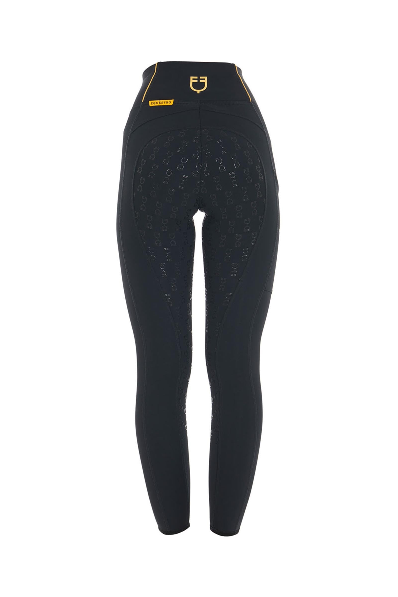 Equestro Women's Fleece Lining Full Grip Leggings Womens Breeches