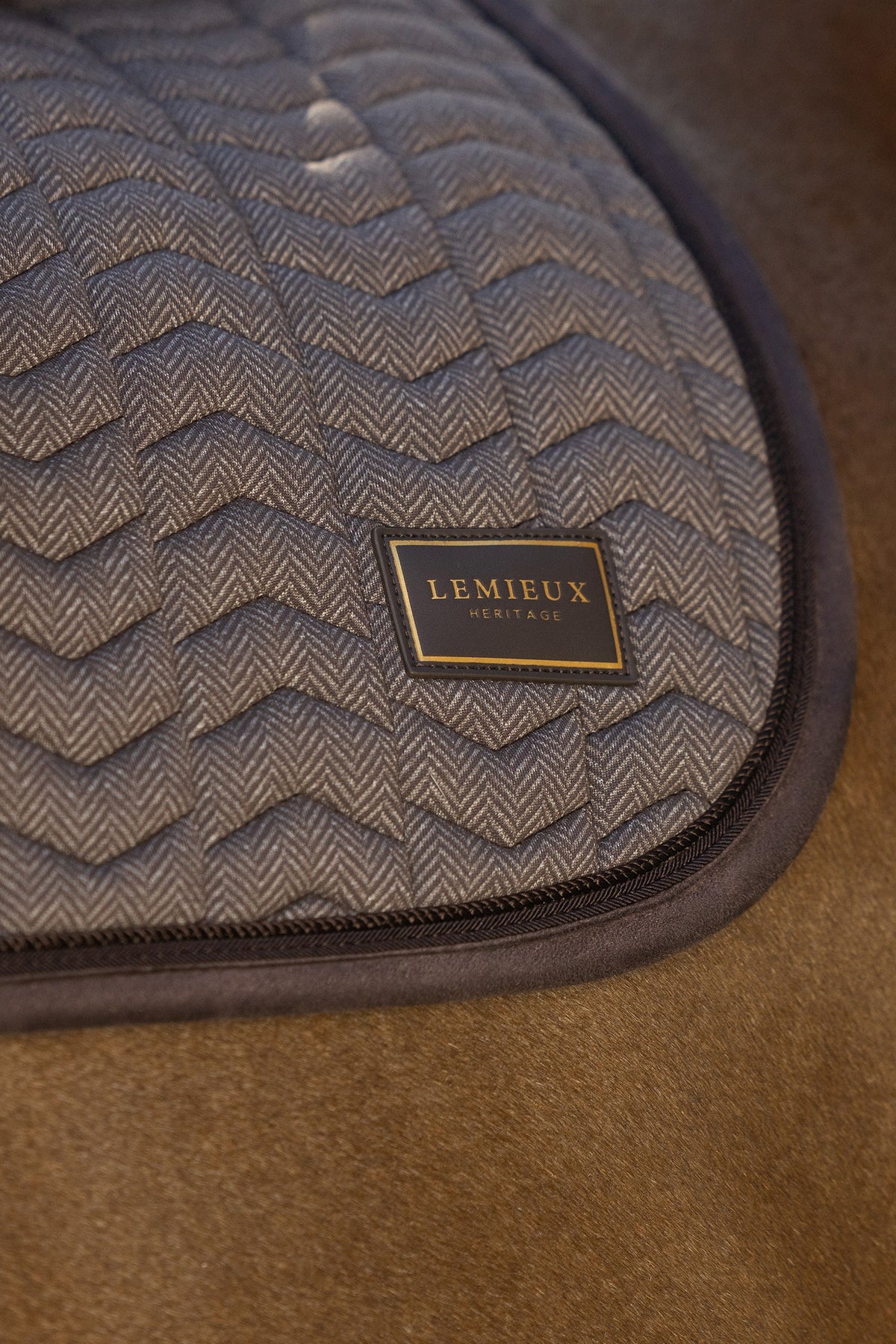 LeMieux Heritage Herringbone Jump Square Saddle Pad Saddle Pads