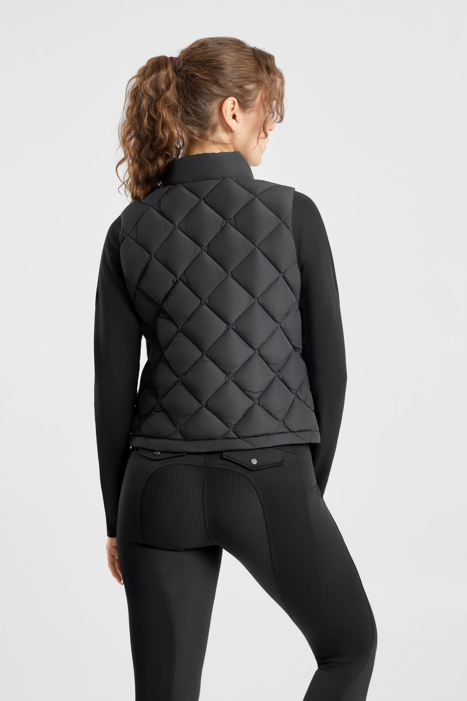 Horze Lynden Women's Cropped Padded Vest Women’s Riding Clothing