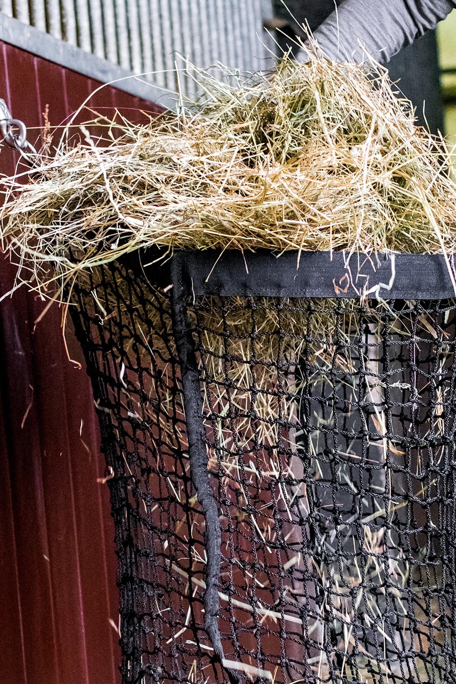 undefined Waldhausen Hay Net with Filling Aid (meshed 3 x 3 cm) Horse Feeders & Waterers