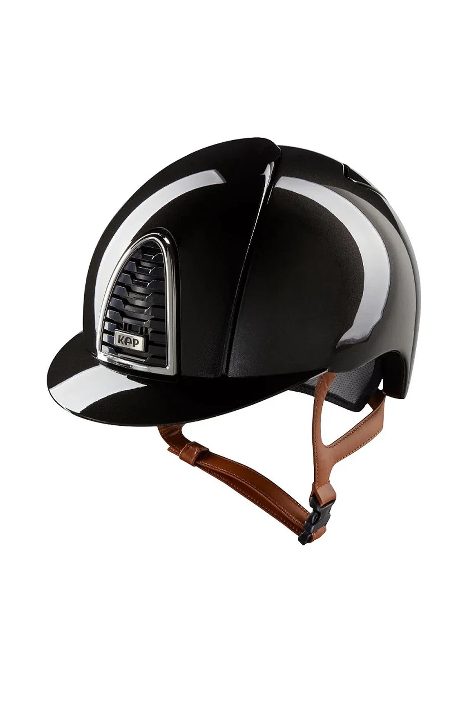 KEP Helmets KEP Cromo 2.0 Shine/Beige Polo Riding Helmet, App Compatible Ratsastuskypärät & Turvaliivit