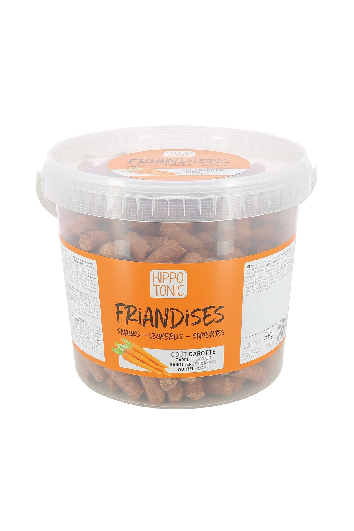 HIPPOTONIC Treats Carrot Flavor, 3 kg Horse Feed & Nutrition