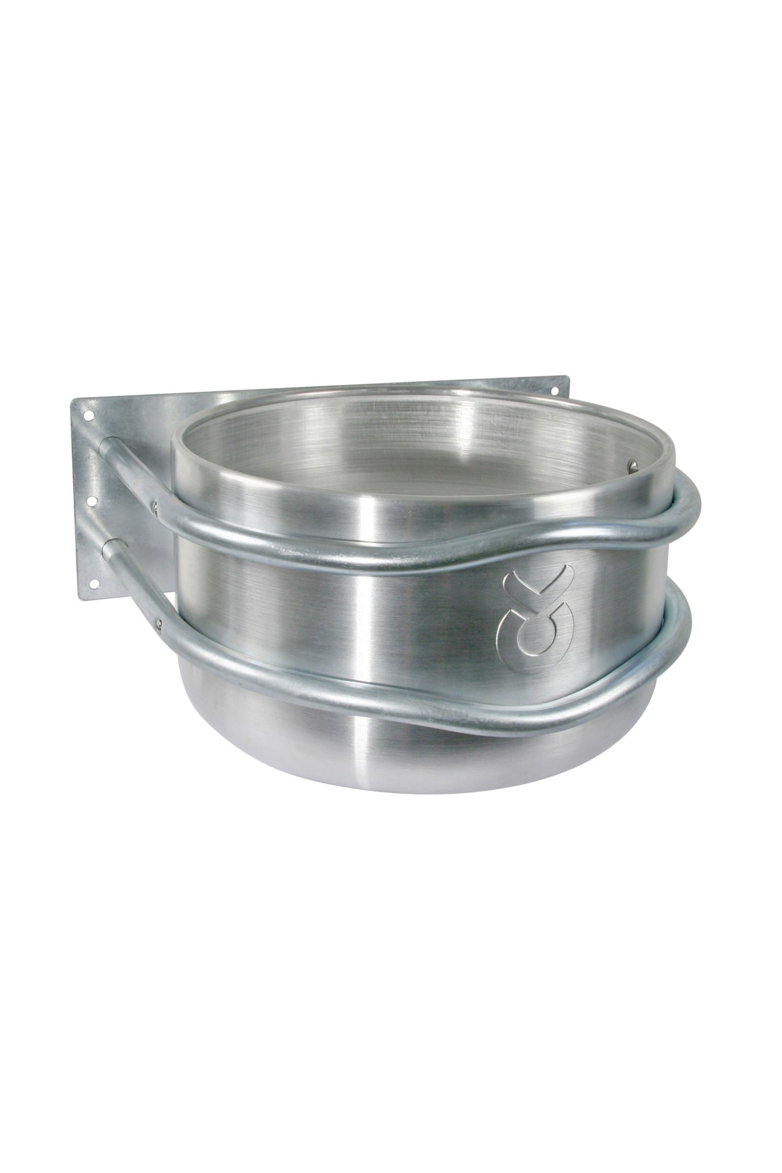 Kerbl Feed trough aluminium, round Horse Feeders & Waterers