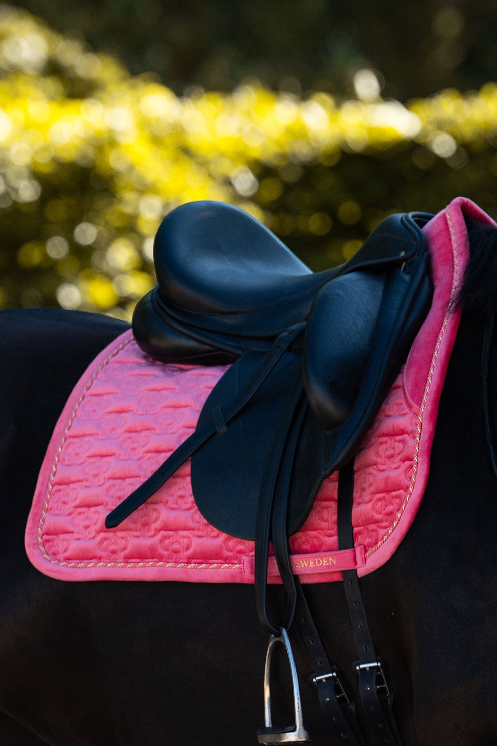 PS of Sweden Saddle Pad Velvet Monogram Dressage Saddle Pads