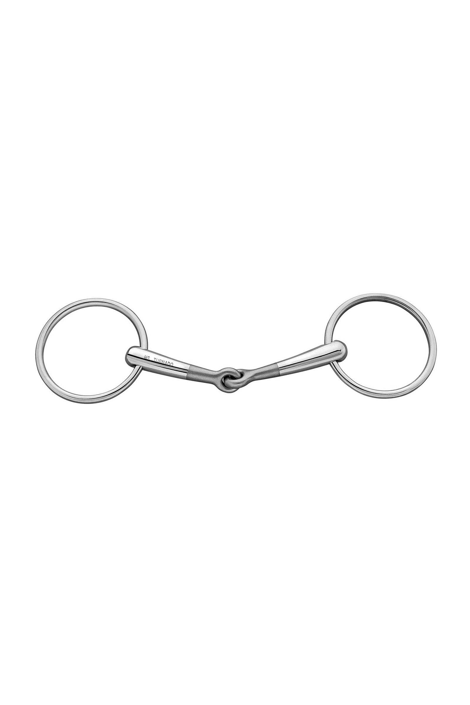 Sprenger Turnado Stainless Steel Loose Ring Snaffle, Single Jt., 14 mm Horse Bits
