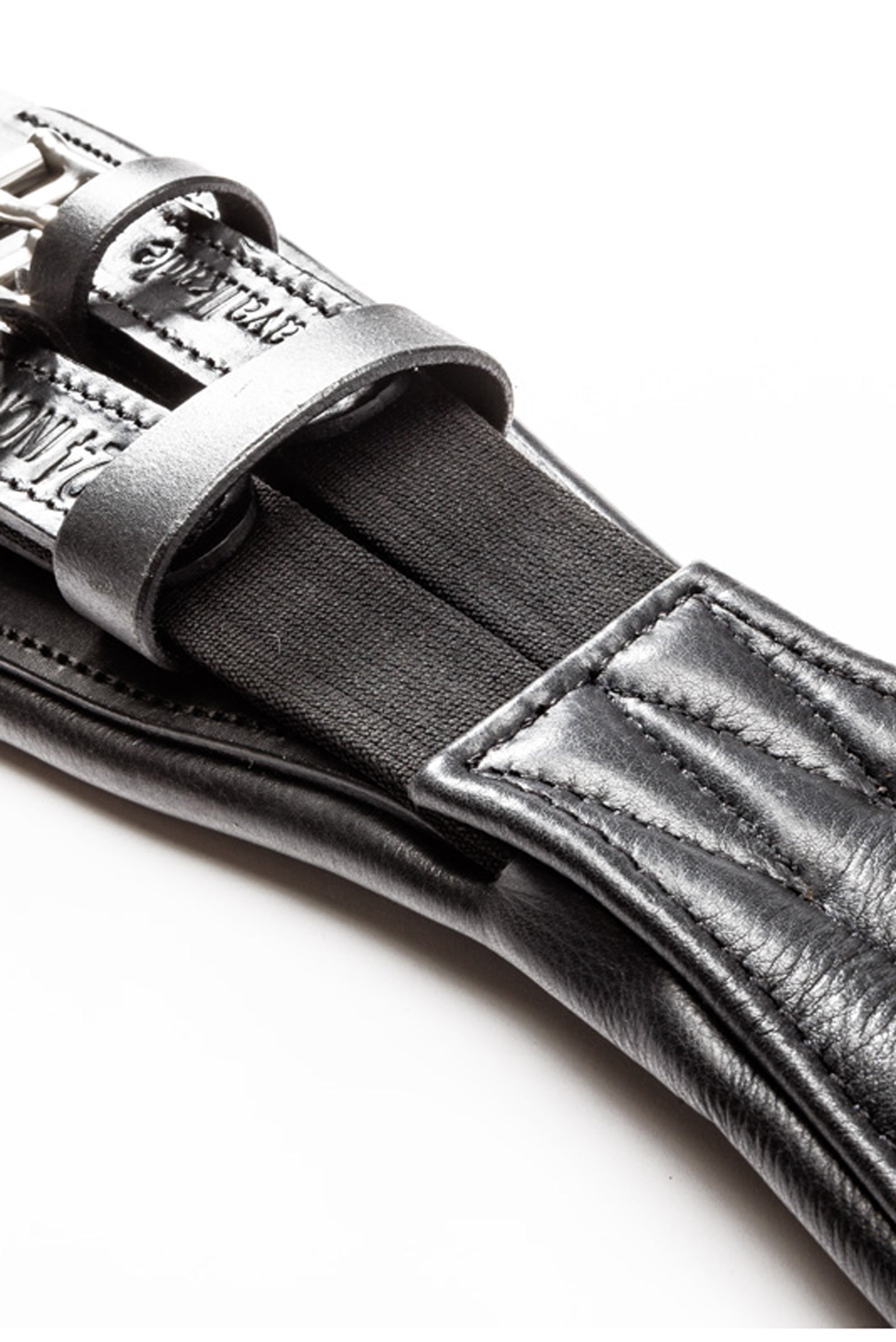 Kavalkade Shortgirth soft leather Casper with elastic Saddles, Girths & Stirrups