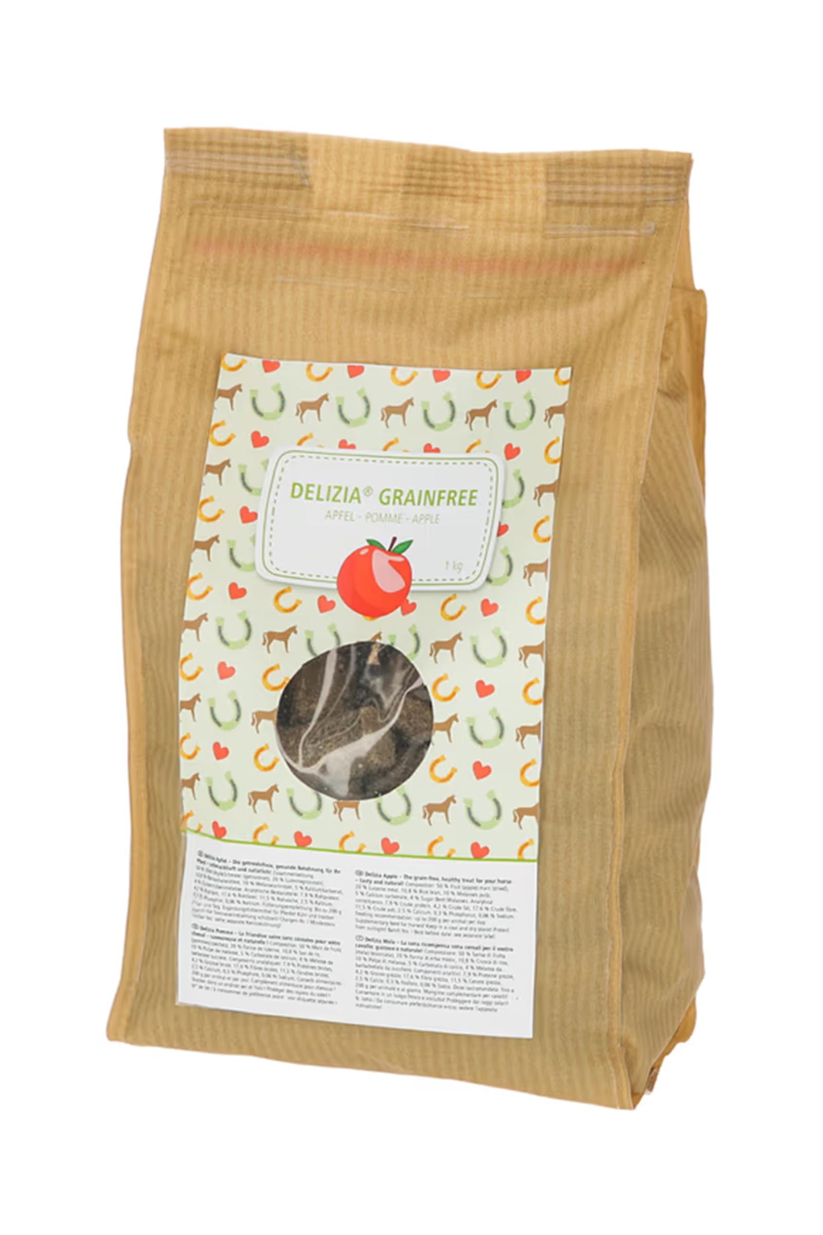 Delizia Viljattomat herkut, 1 kg Horse Feed & Nutrition