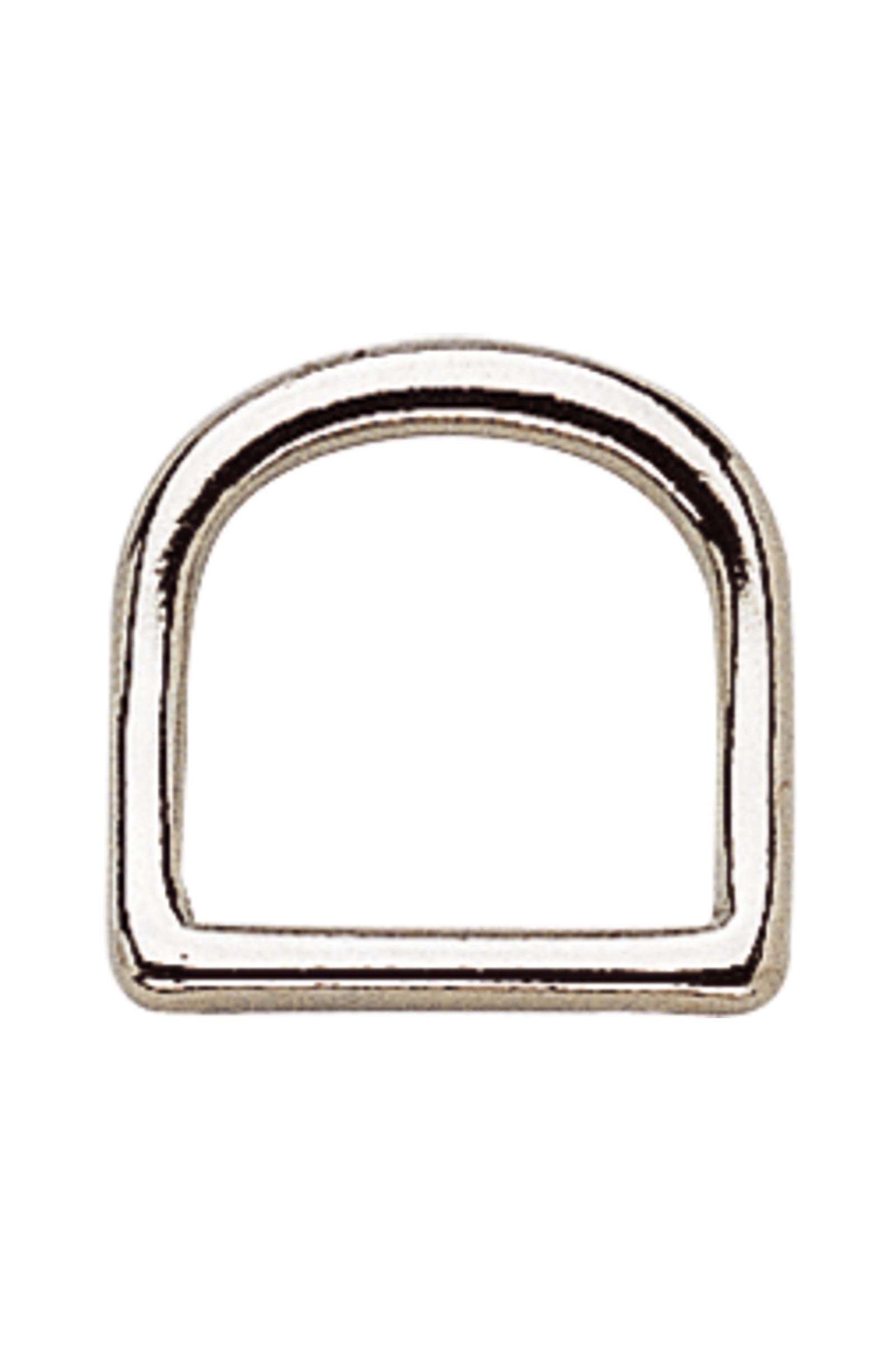 Sprenger D-ring curved, German silver Racing Tack