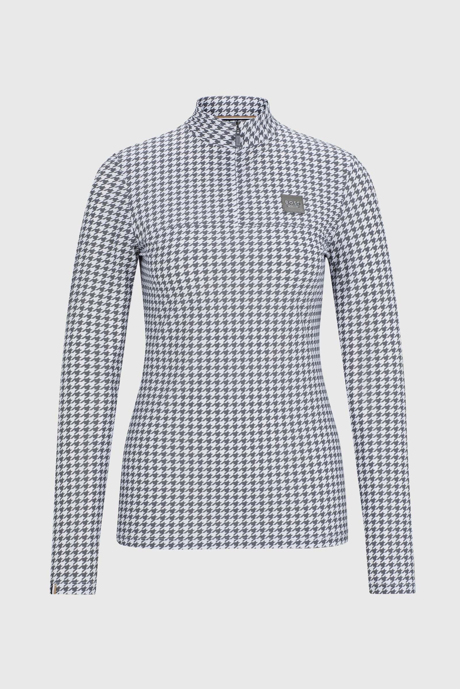 BOSS Equestrian Boss Rachel harjoituspaita Houndstooth Naisten ratsastusvaatteet