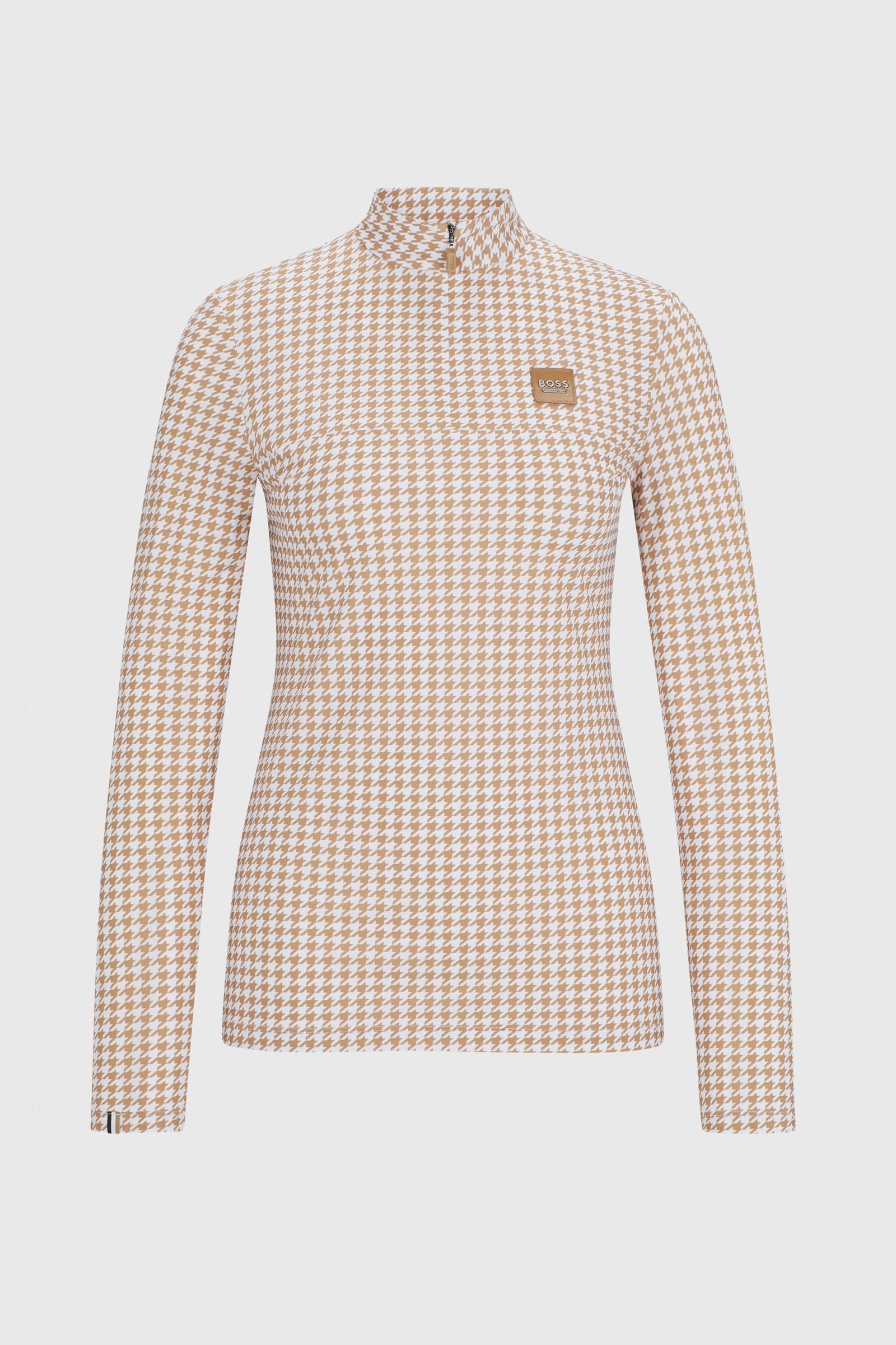 BOSS Equestrian Boss Rachel harjoituspaita Houndstooth Naisten ratsastusvaatteet