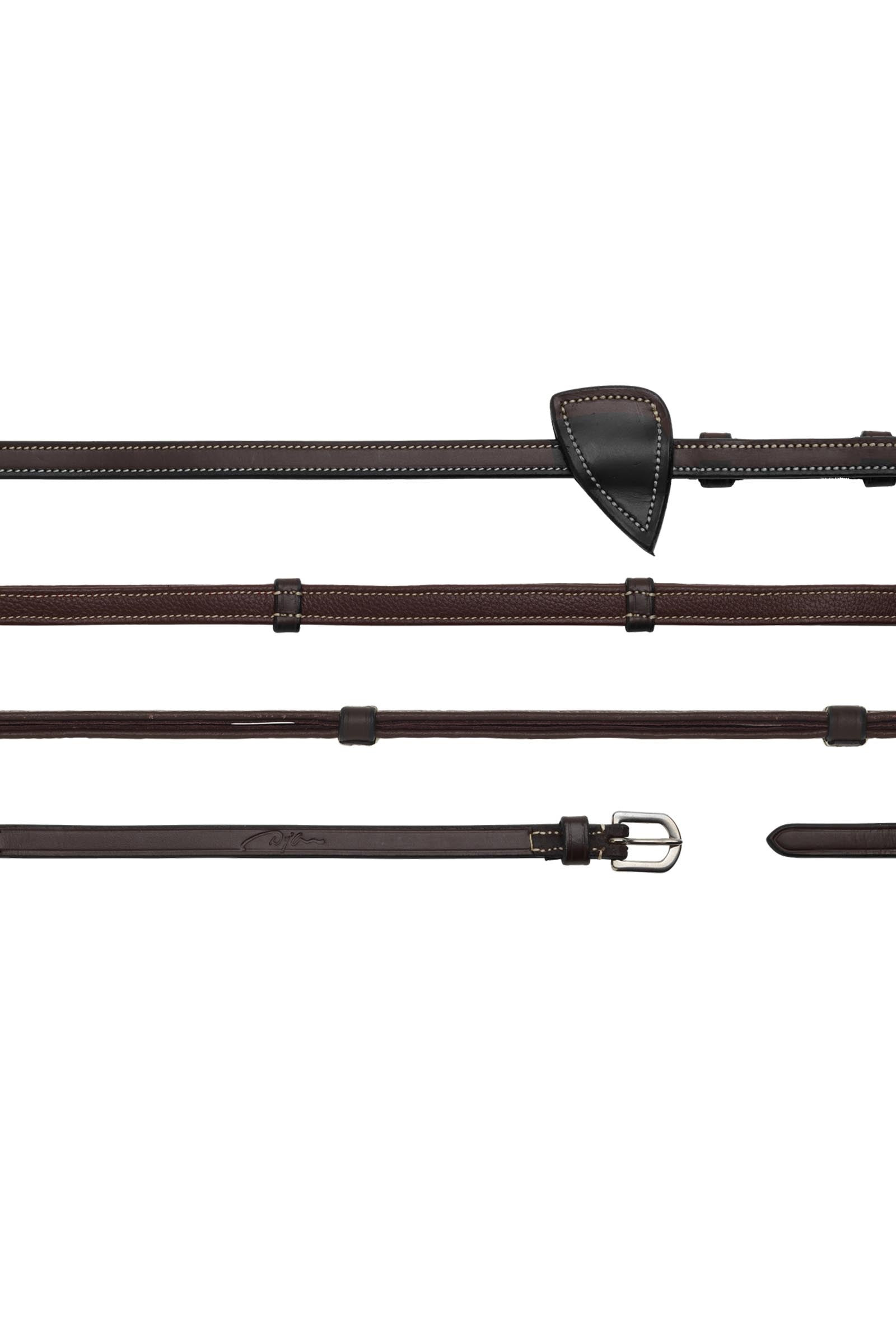 Dy'on Working nahkaohjat nahkapysäyttimillä 13 mm Suitset & Ohjat