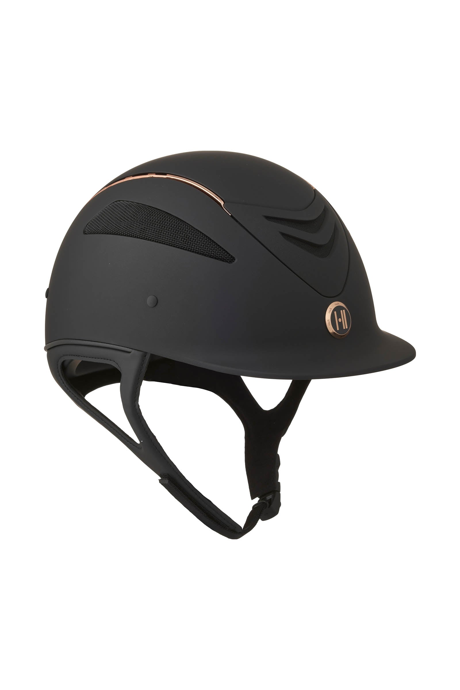 OneK Defender Pro Matt Rosegold Pipe ratsastuskypärä Ratsastuskypärät & Turvaliivit